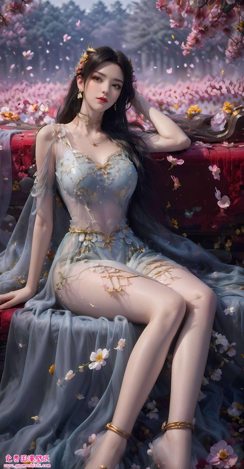 彩鳞闪耀着神秘的光芒蛇发飘逸如云