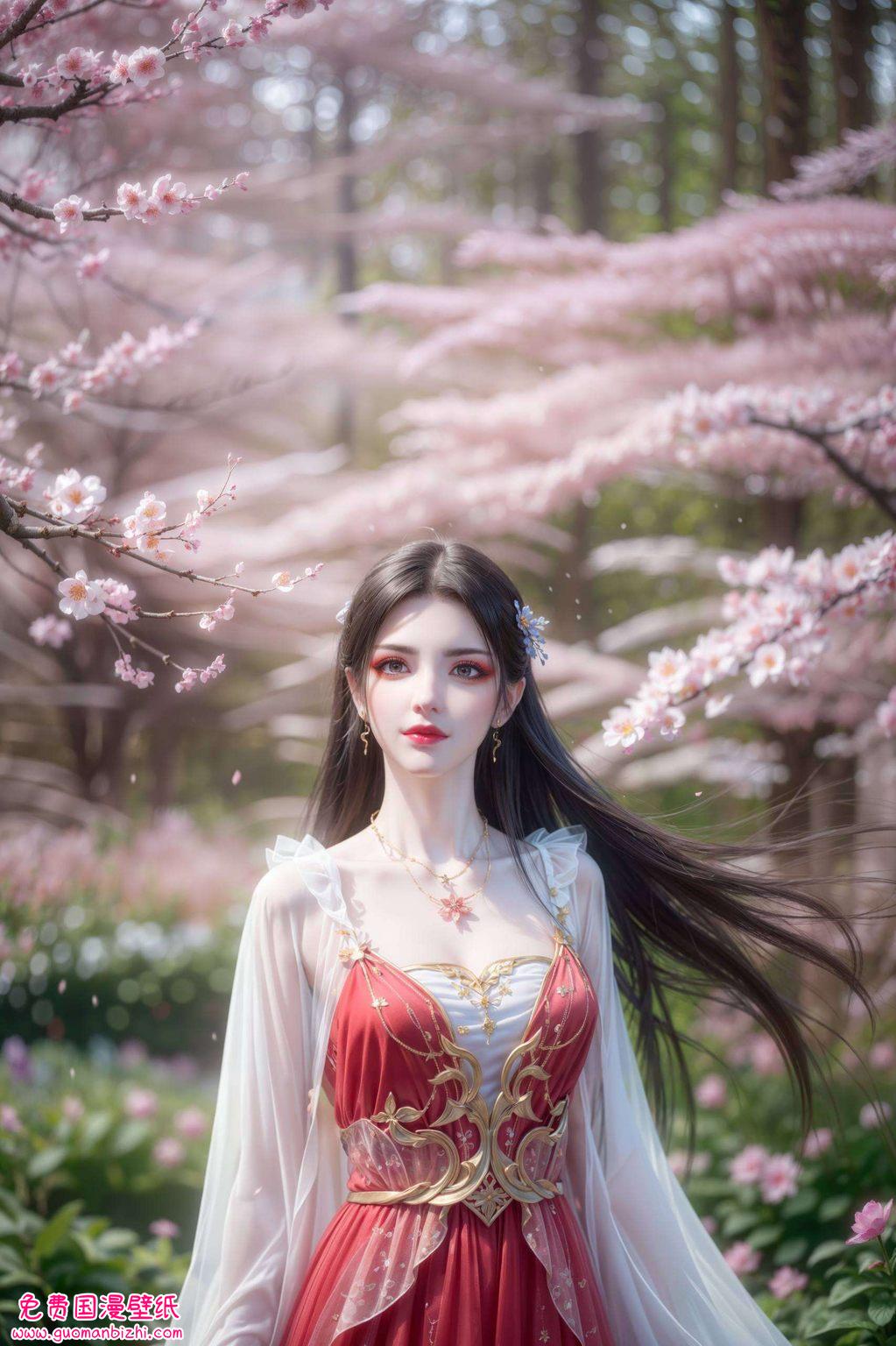 她的身后斗破苍穹的美杜莎桌面壁纸缓缓铺展开来