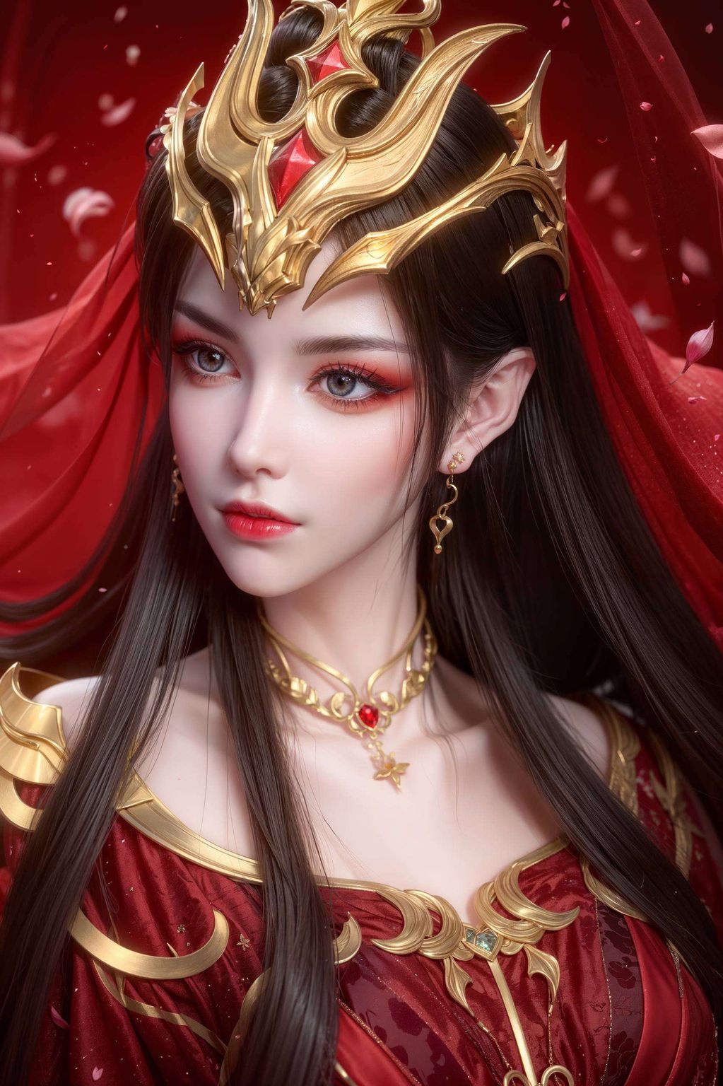 美杜莎女王的眼神犹如寒冰她化作一道横向壁纸