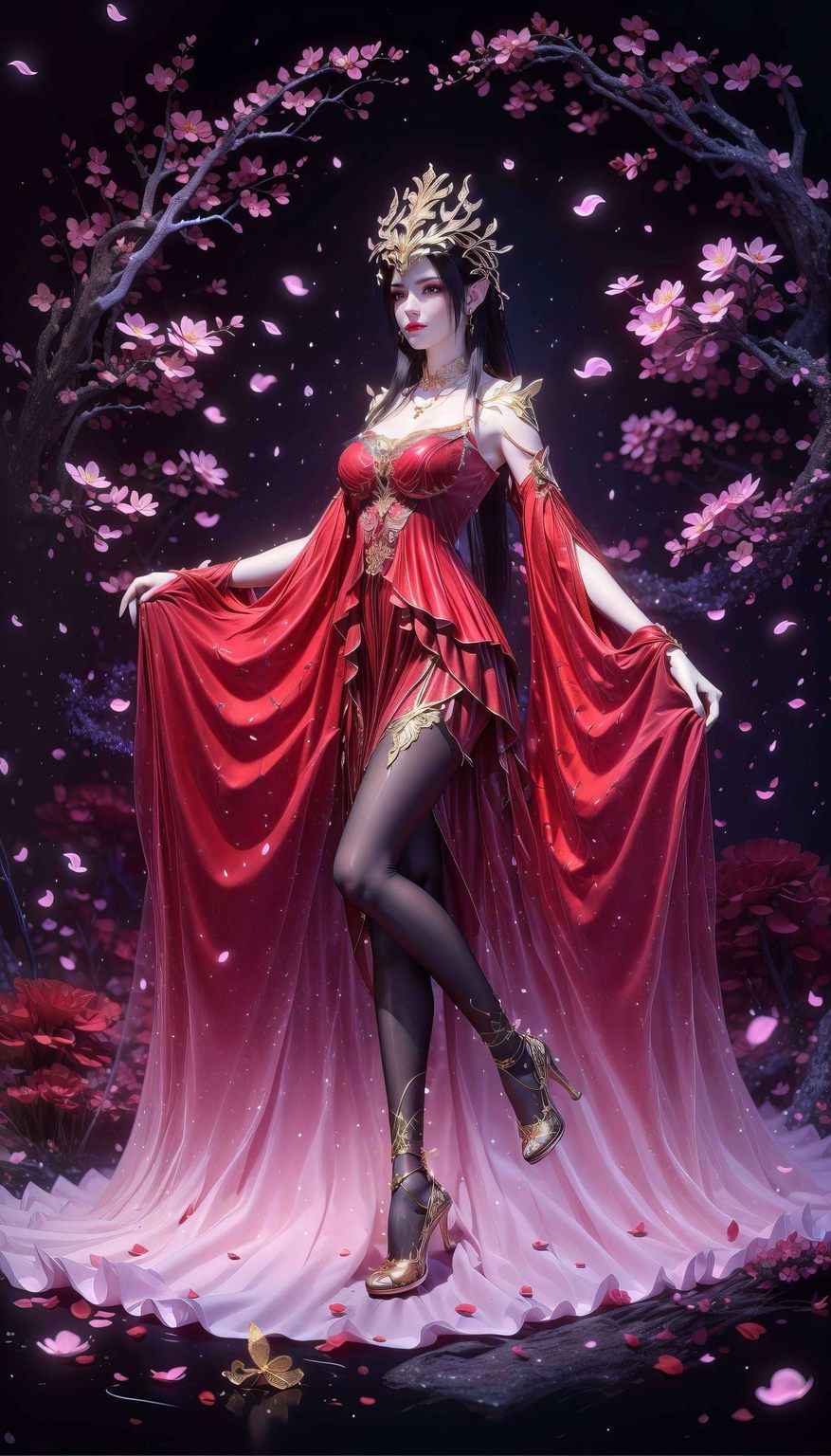 斗破苍穹中的蛇女大人彩鳞熠熠生辉