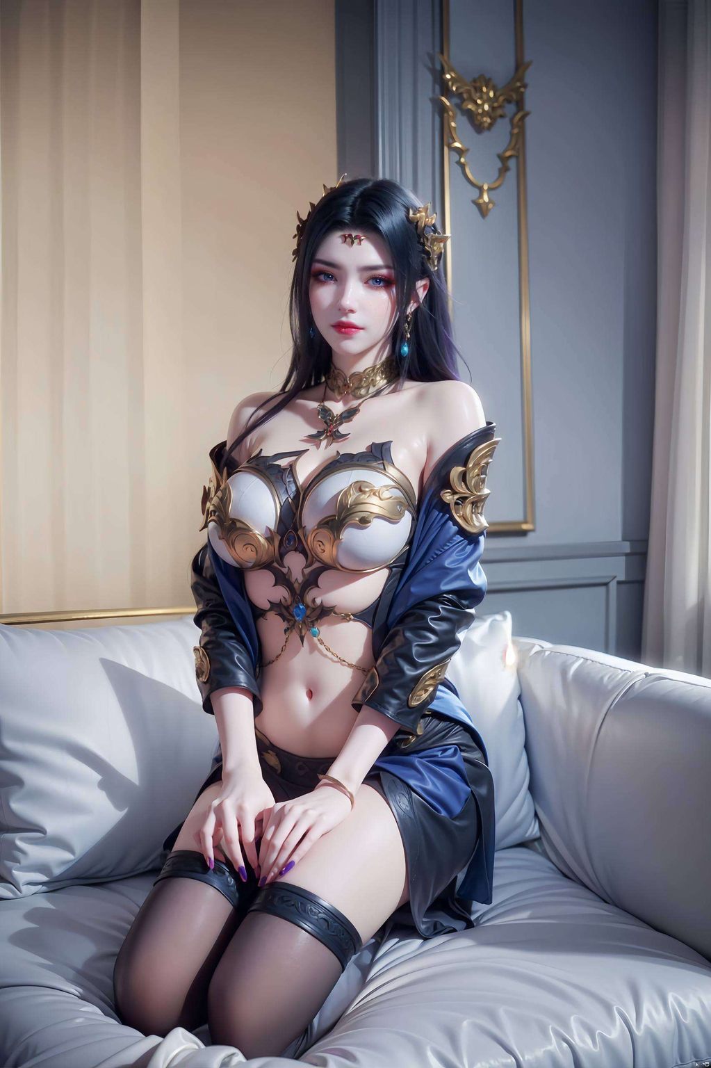 蛇女的神秘与国漫女神的柔美相得益彰更是国漫精神的传递