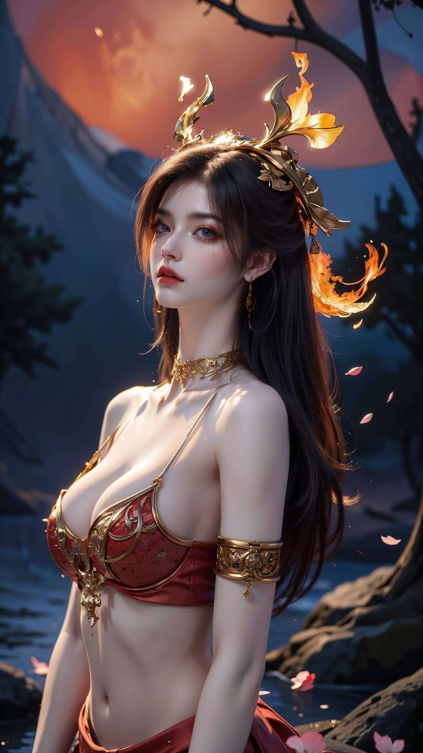 成为了国漫壁纸中的绝美风景她的眼神深邃