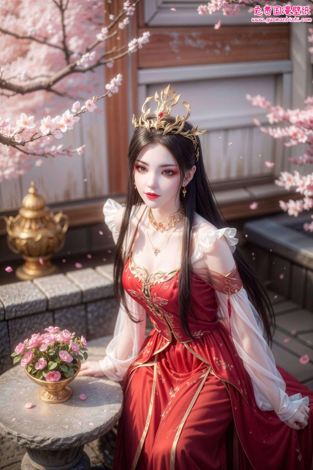 仿佛一秒就能让人陷入她的魔法之中美杜莎壁纸上的她