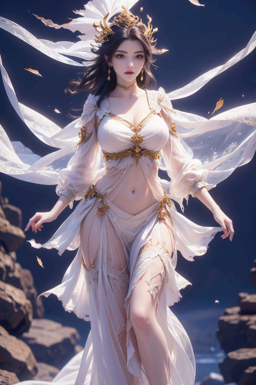 诉说着一段不为人知的传奇与夜色交织