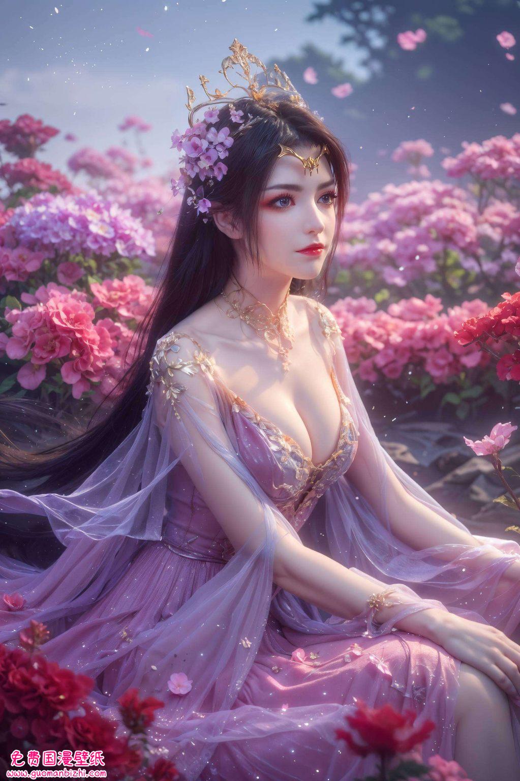 那个国漫中的女神仿佛在诉说着斗破苍穹中的传奇
