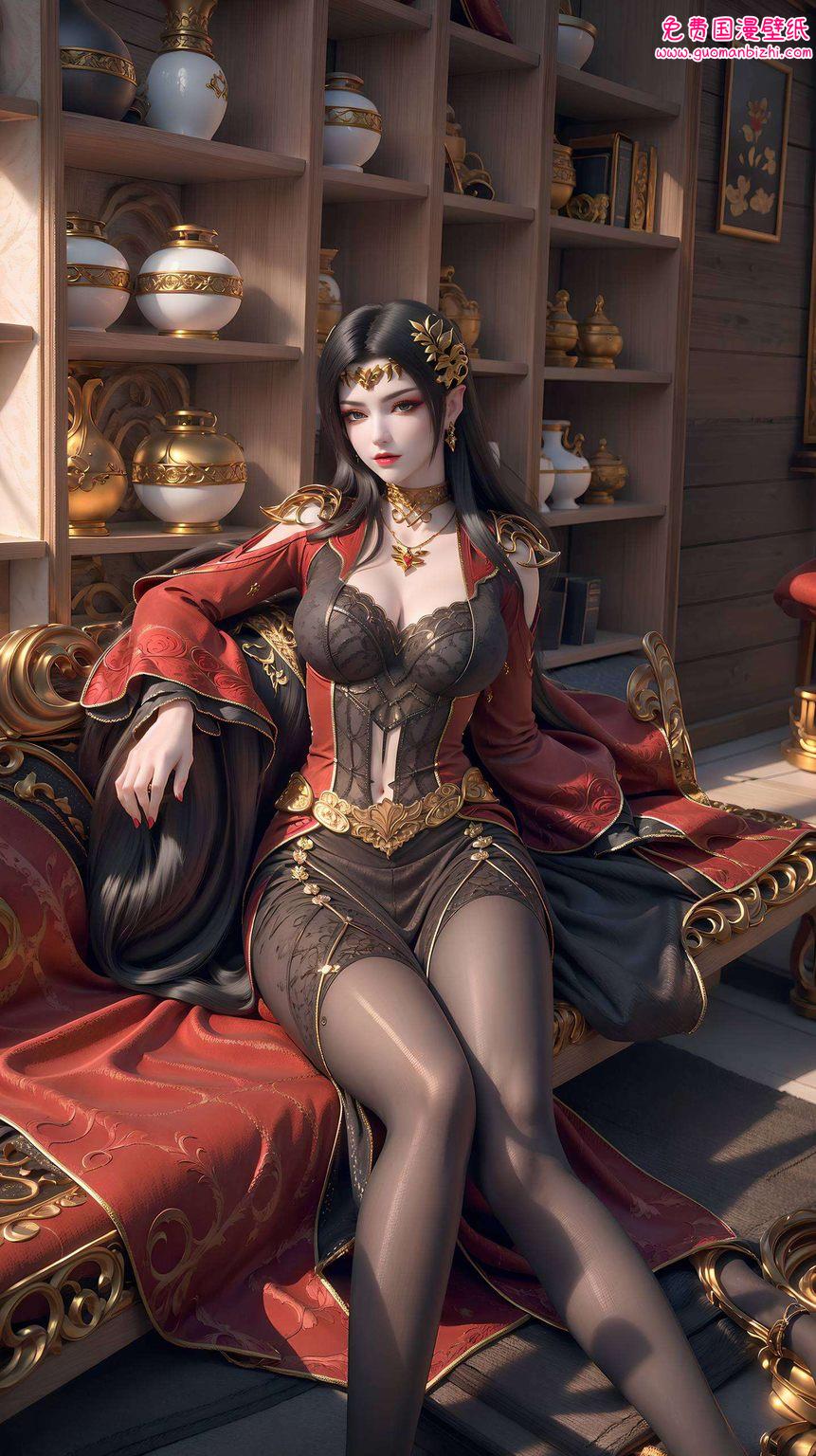 她的眼神如同蛇女壁纸上的七彩吞天蟒她的美