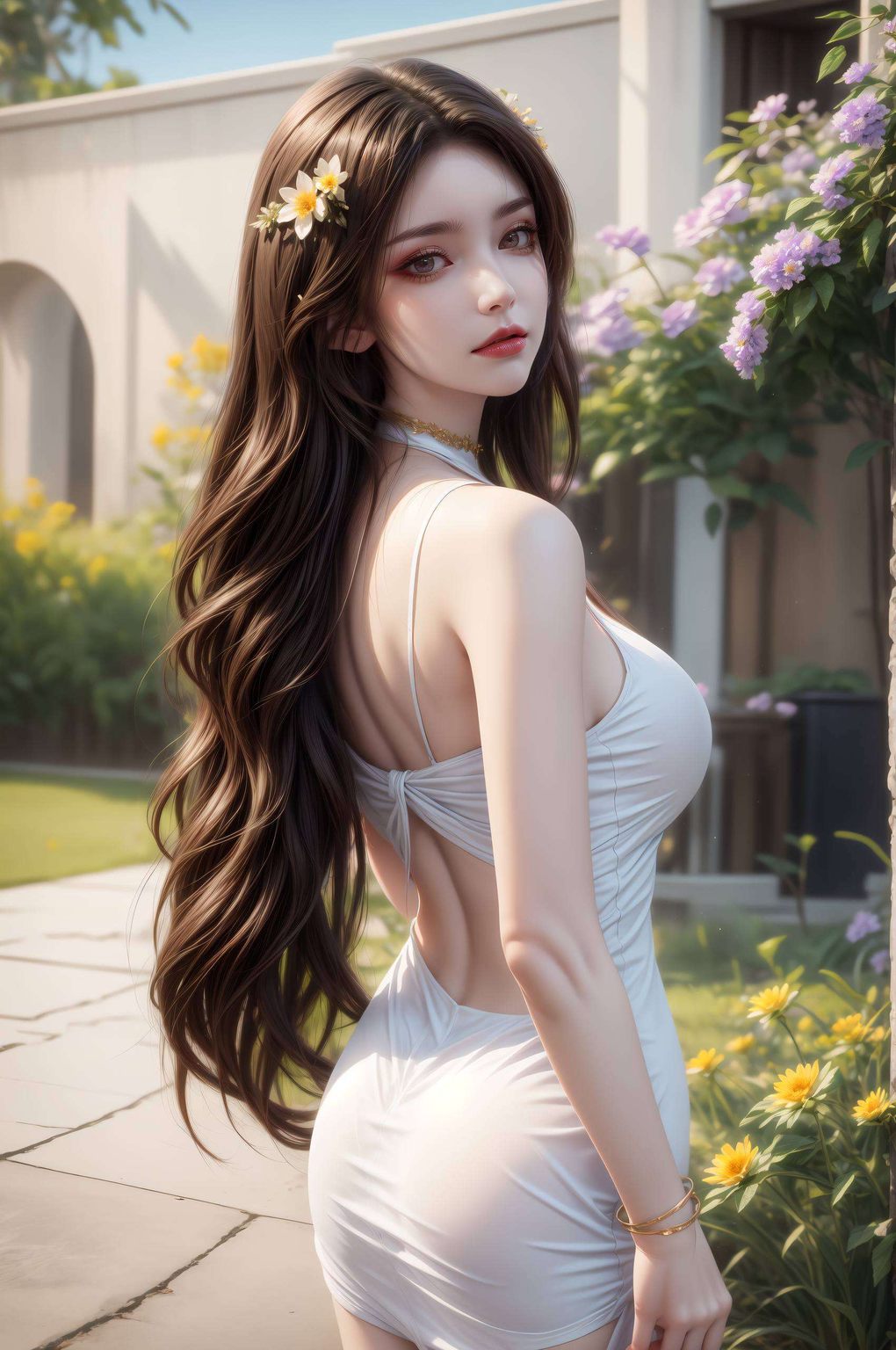 她是《斗破苍穹》中的神秘女神眼神中透露着不屈的意志