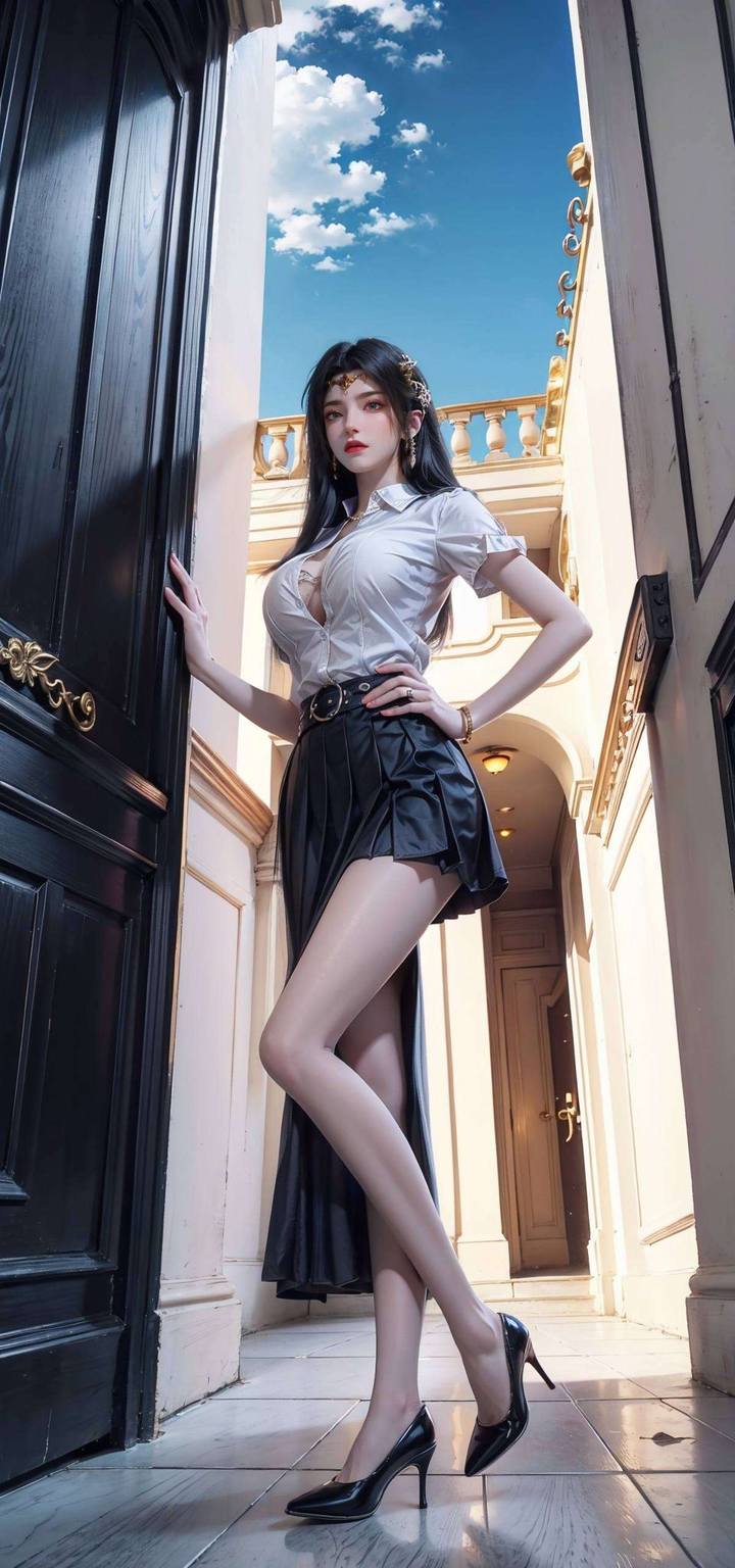 她的美让每个动漫爱好者都能在这份彩绘中找到属于自己的幻想世界