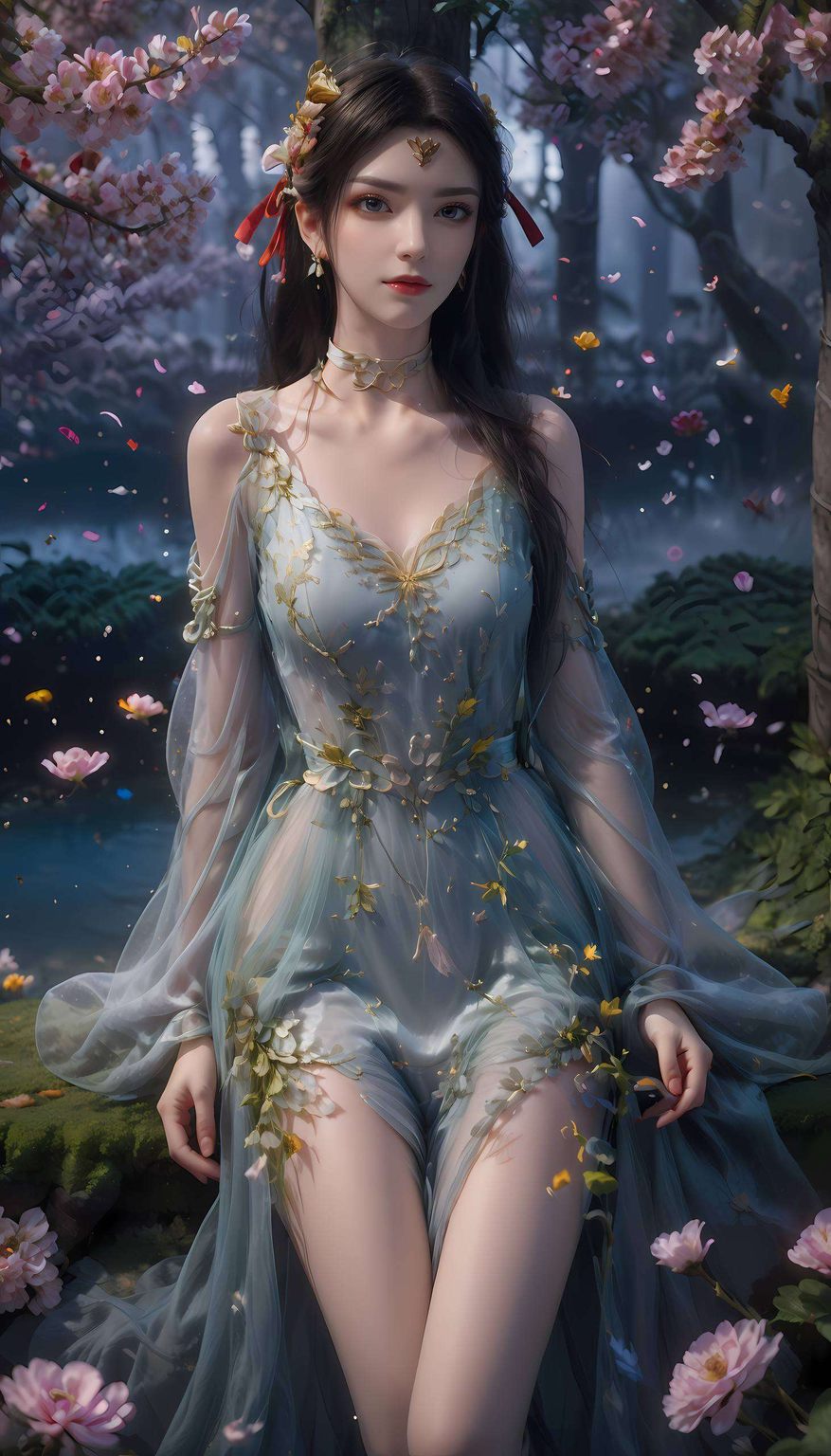 拥有七彩吞天蟒的血脉化为高清AI壁纸