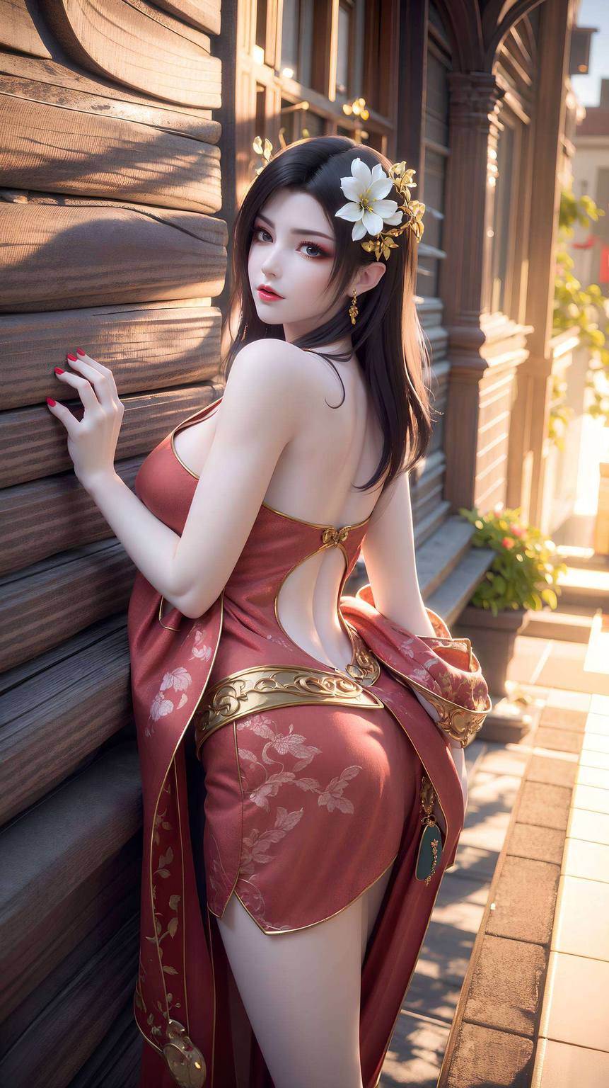 穿梭在国漫的绚丽世界仿佛壁画中的传奇蛇女