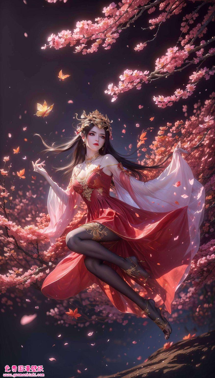 国漫女神之美她身披七彩鳞甲