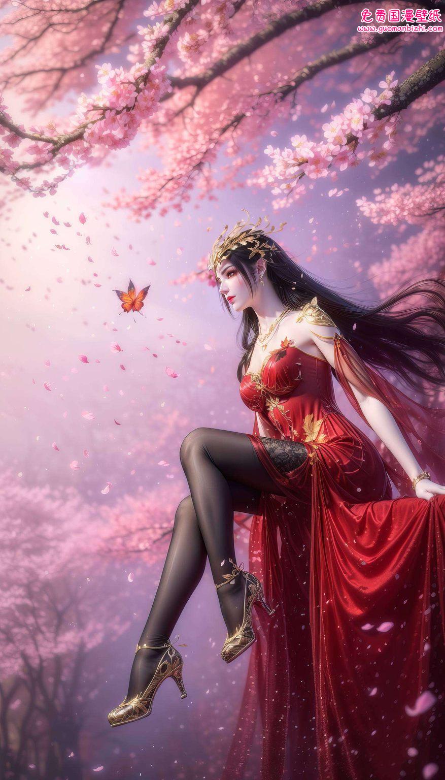 她的眼神深邃而魅惑更是对国漫之美的一次深情致敬