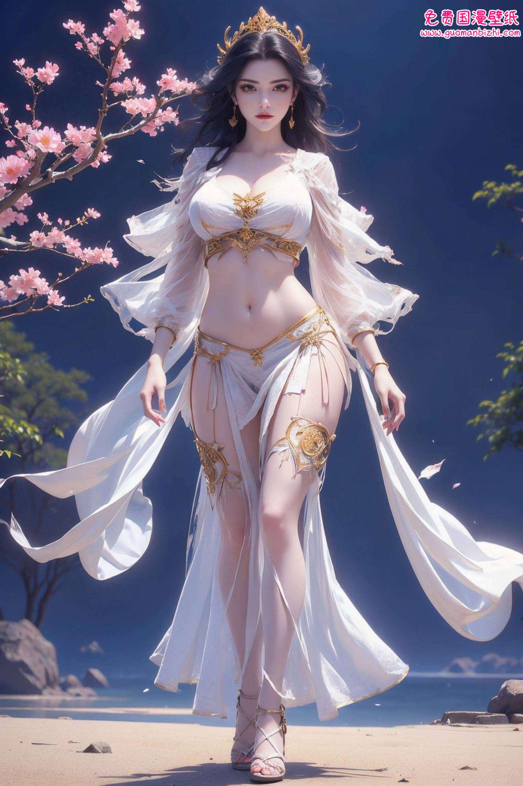 美杜莎女王以其冷艳蛇女的形象让人不禁沉浸在这国漫女神的魅力之中