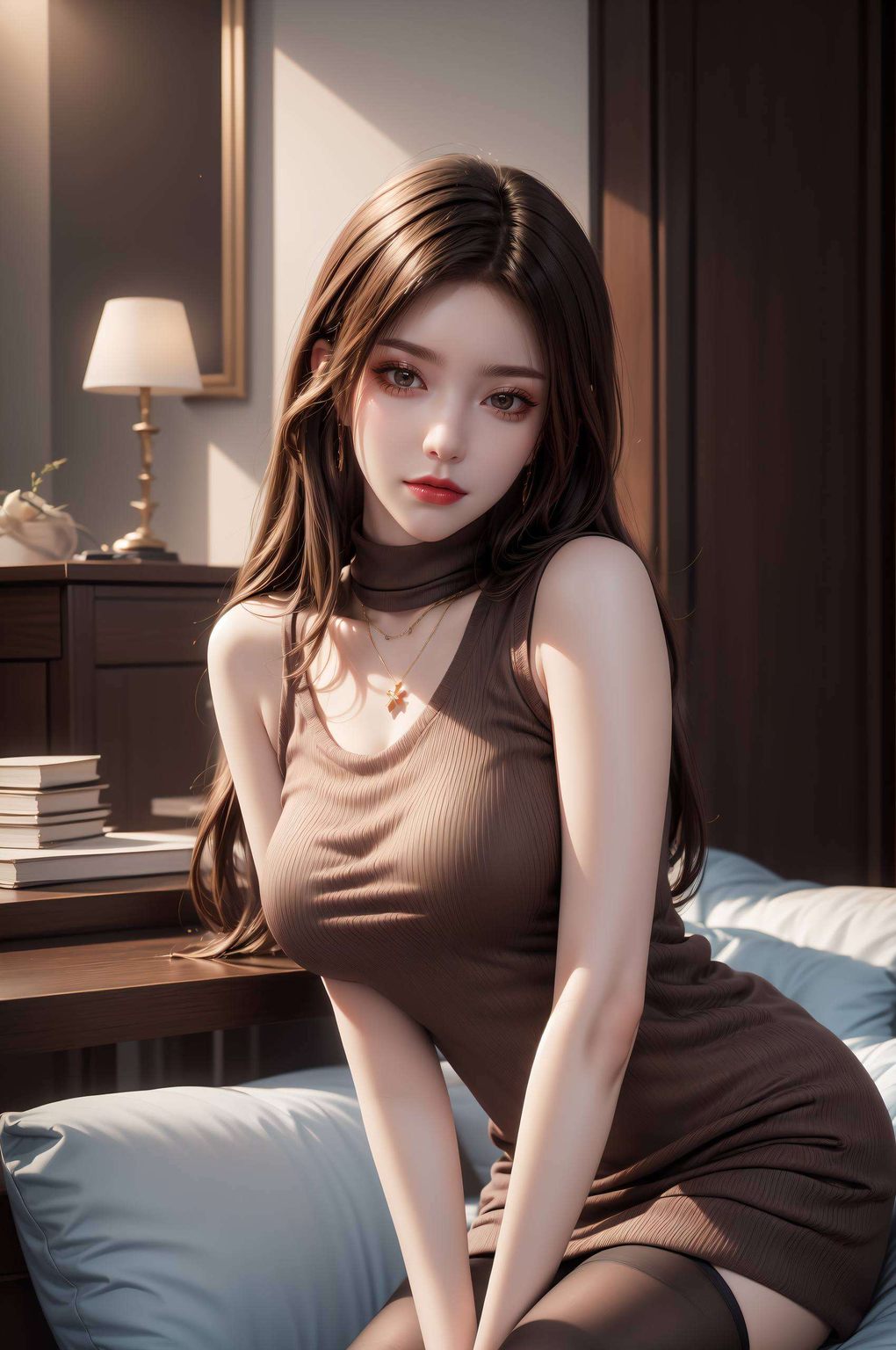 让人不禁沉浸在这国漫美女的传奇故事里1920x1080的高清画质更是让她的美艳与力量