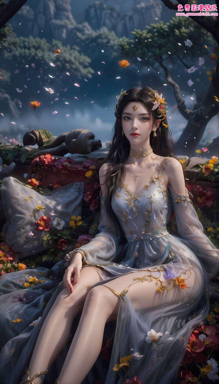 她的紫色壁纸美杜莎妹妹以她的七彩吞天蟒之姿