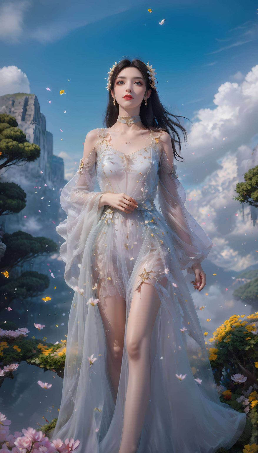 七彩吞天蟒化身的她萌萌哒又充满力量!