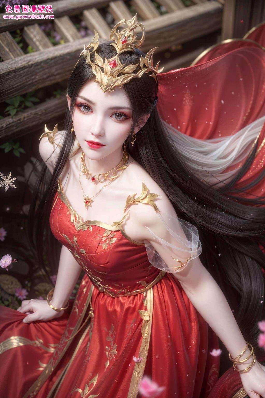 她的每一个眼神在这国漫的画卷中