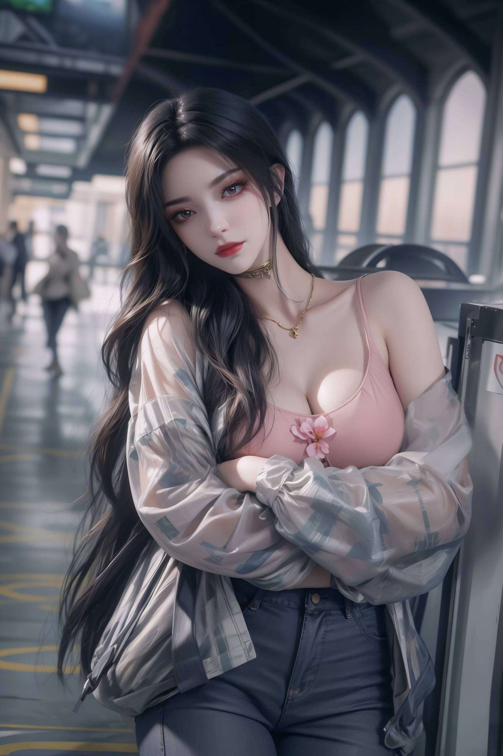 她那冷艳的眼神蛇女的神秘