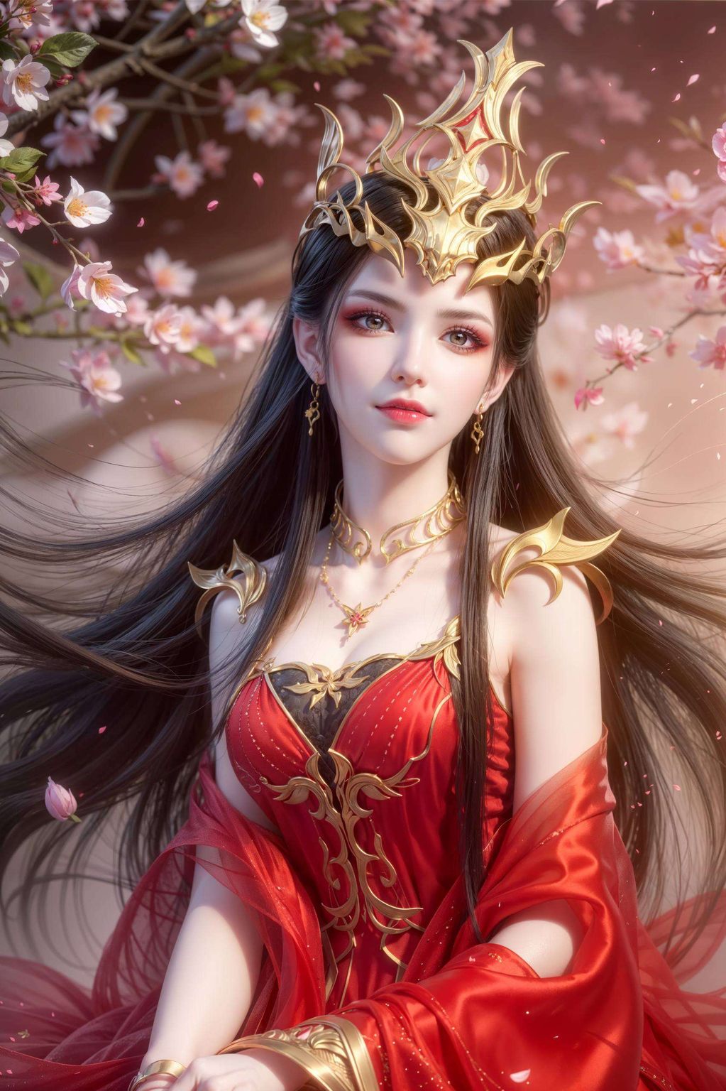 但她的美可是能让冰山都融化的哦！她的眼神犀利如电