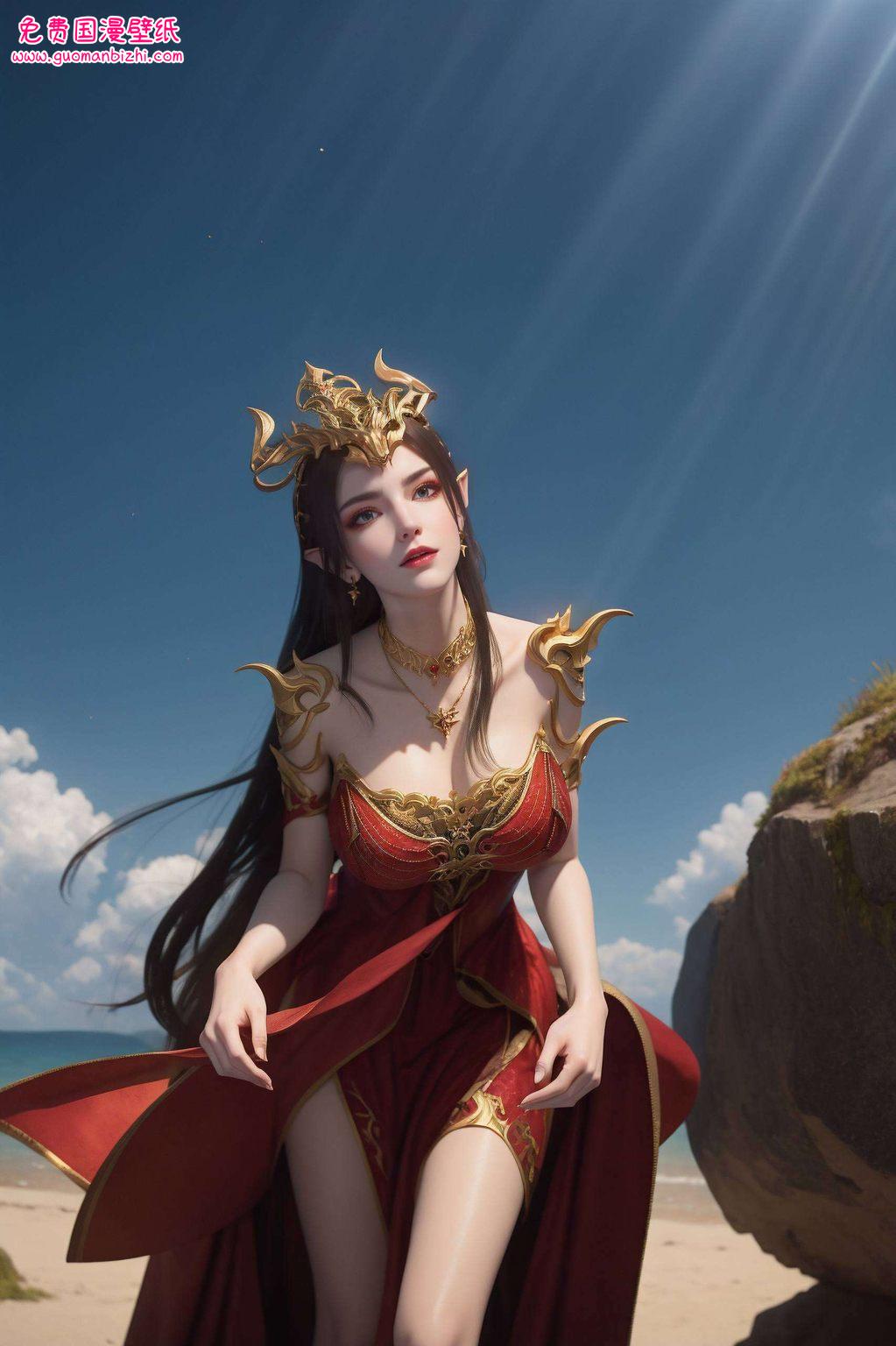 如彩鳞般绚烂尽在这张国漫壁纸之中