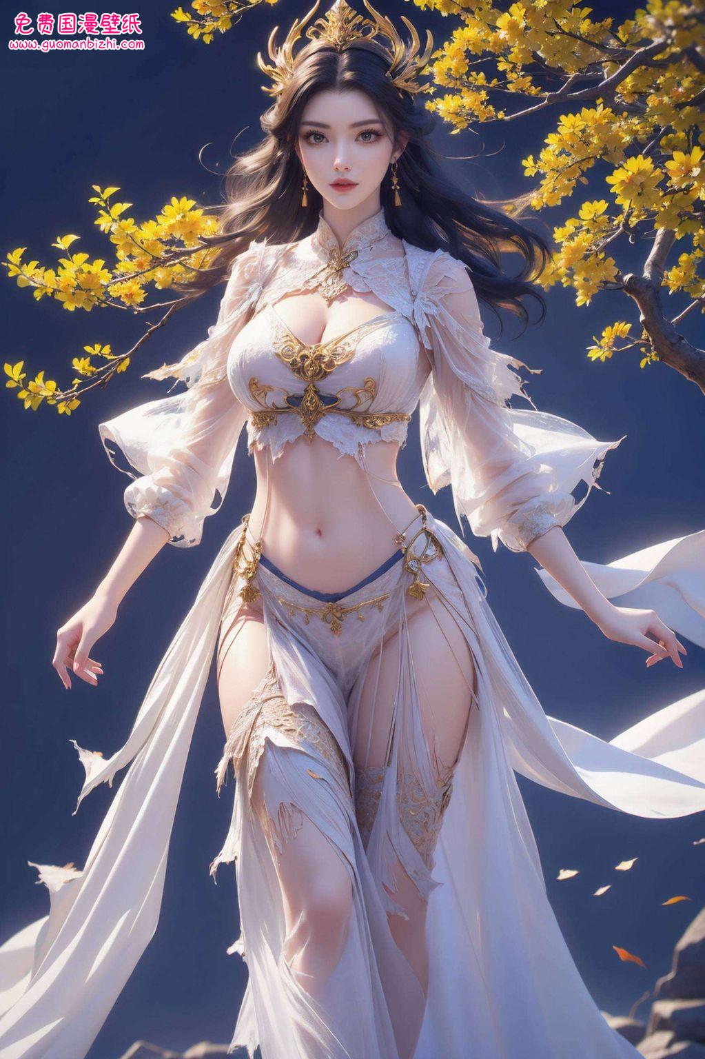 美杜莎以其冷艳的姿态在神秘莫测的国漫世界