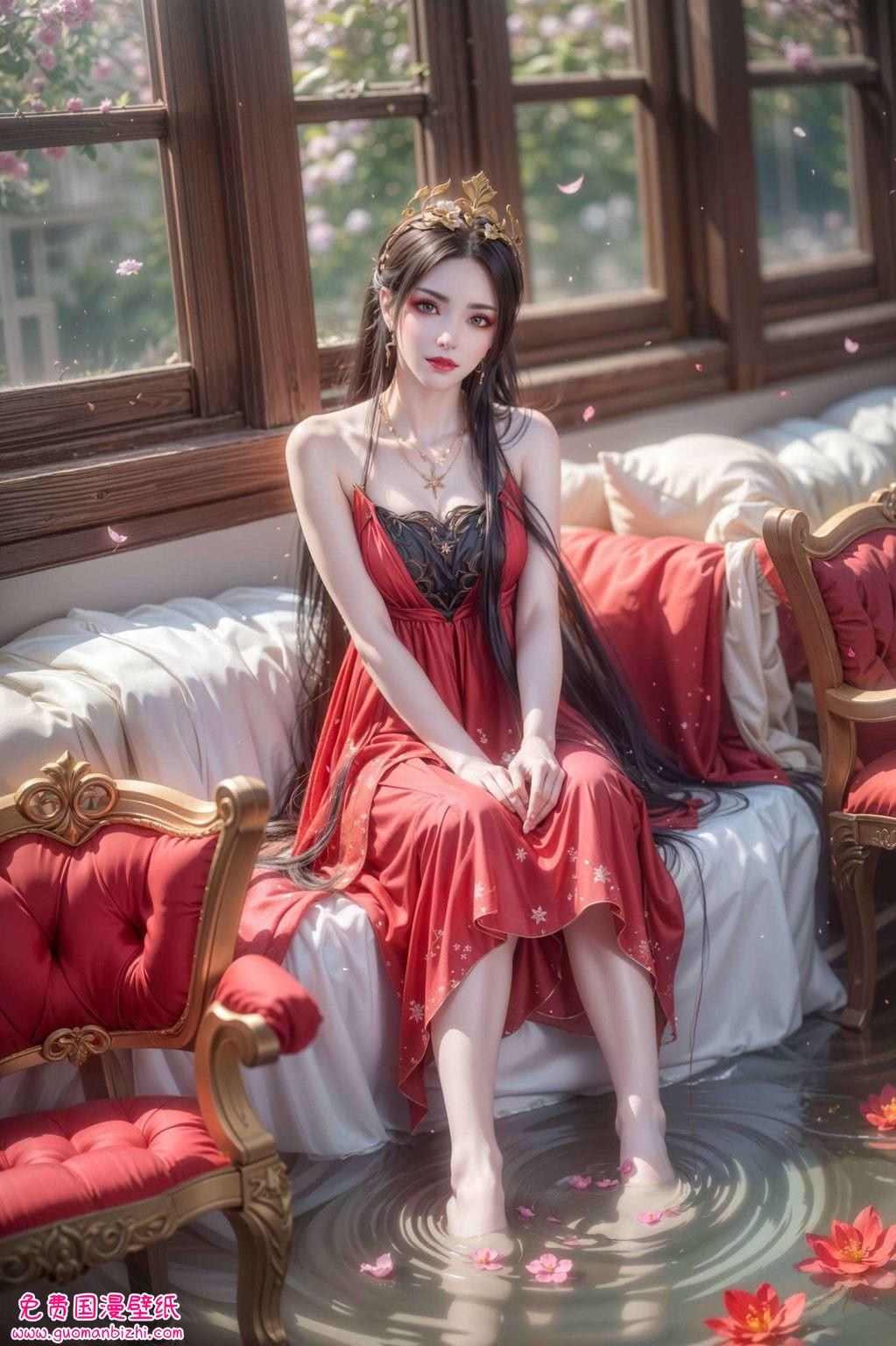 美杜莎的冷艳双眸透过手机屏幕静静流淌着神秘的光芒