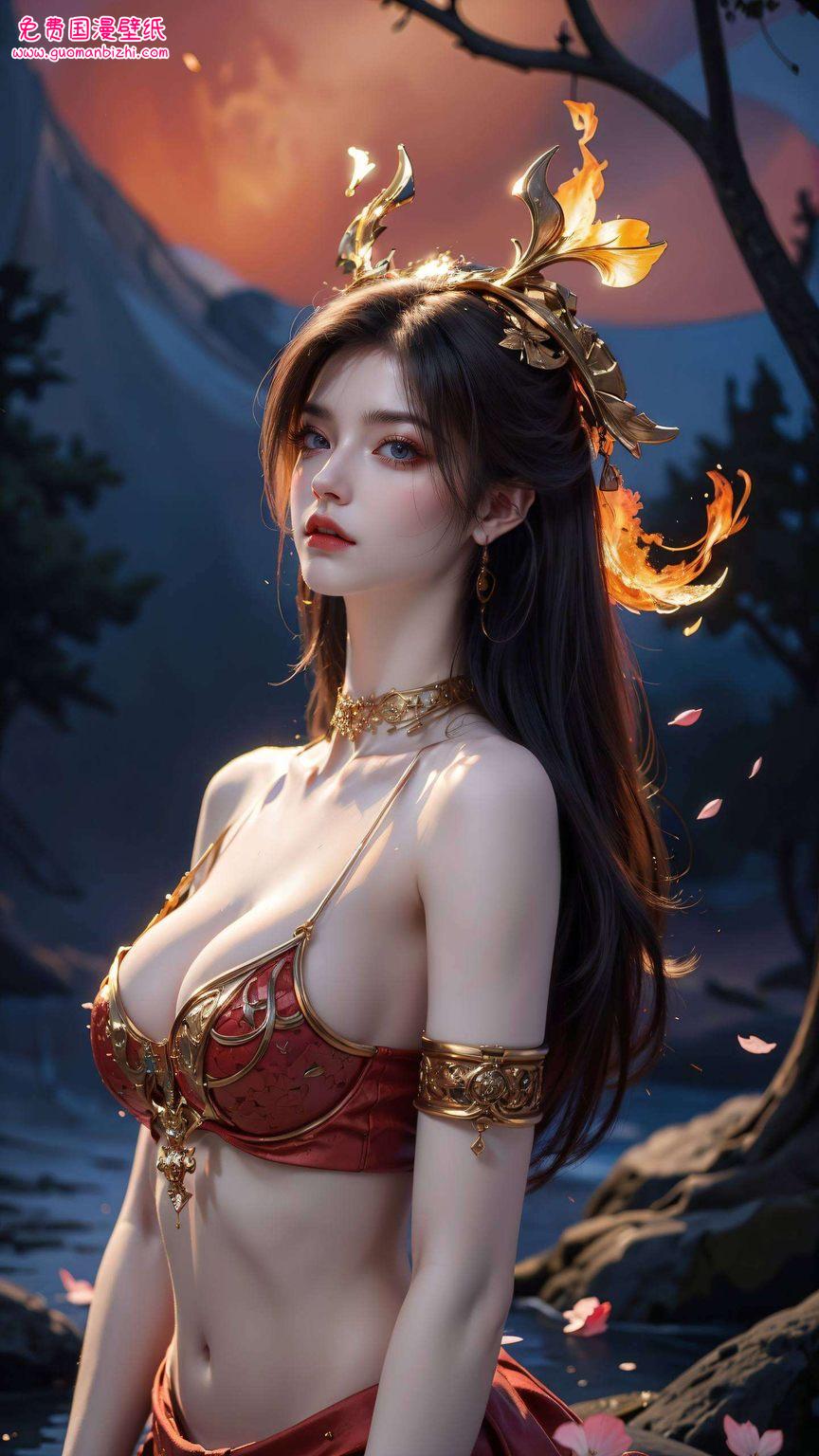 各位小可爱们壁纸里的她