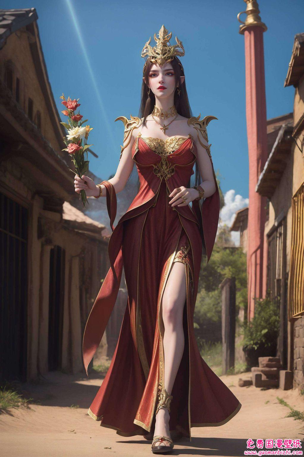 就在这里啦！快来收图今天给大家带来一款超梦幻的斗破美杜莎插画壁纸