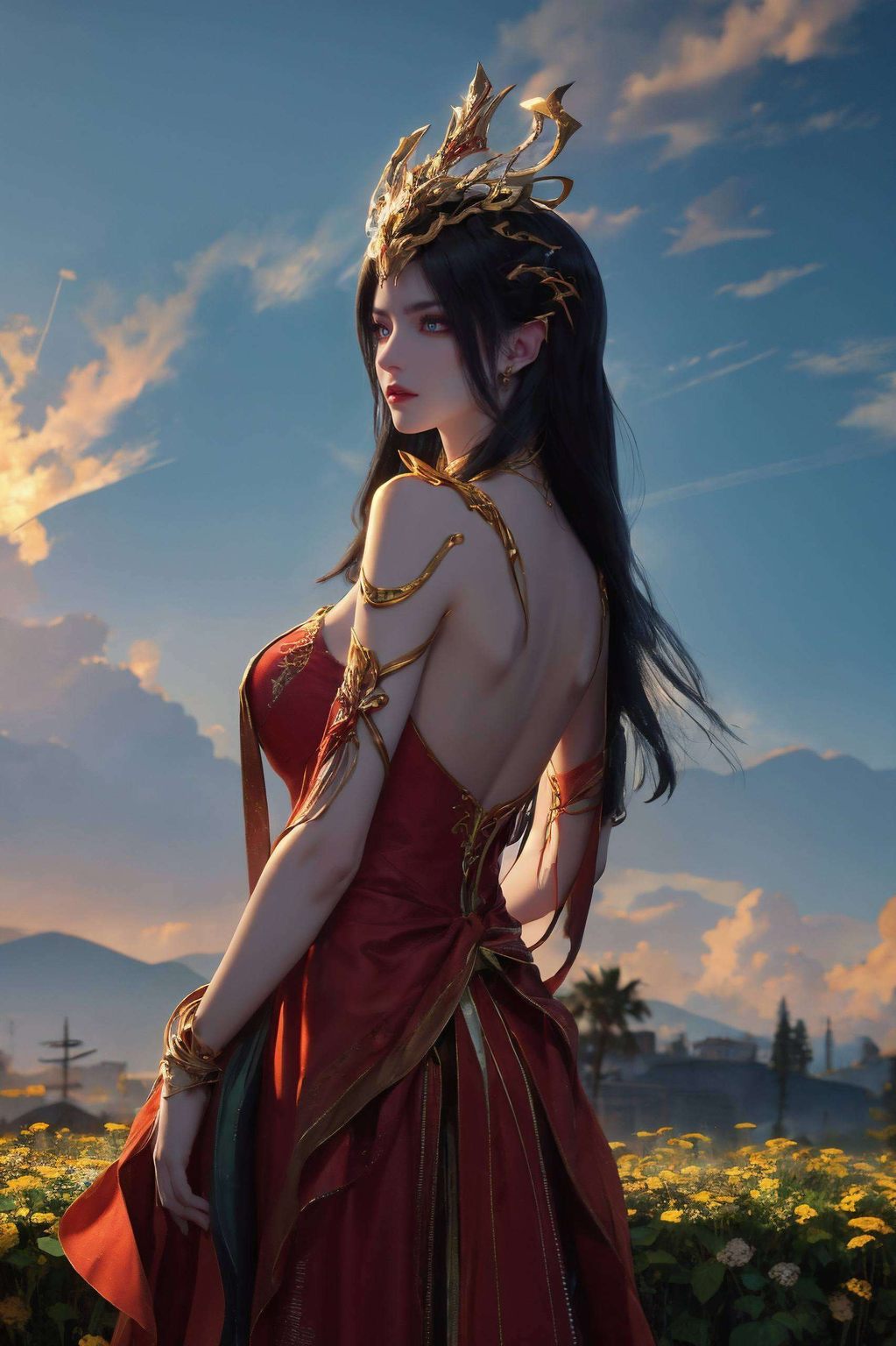 她是《斗破苍穹》中的神秘蛇女在玄幻的世界里