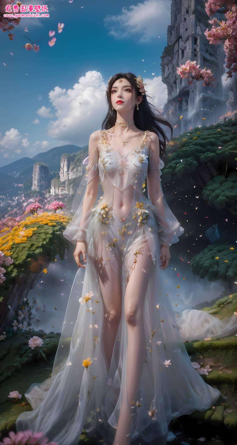 斗破苍穹中的神秘蛇女化作壁纸