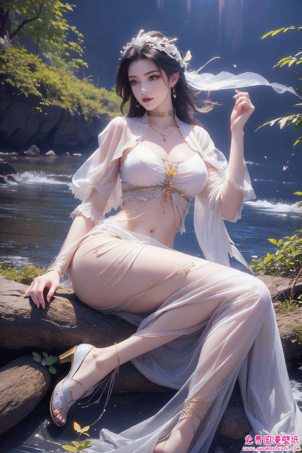 国漫女神的风采将彩鳞之美融入每一像素