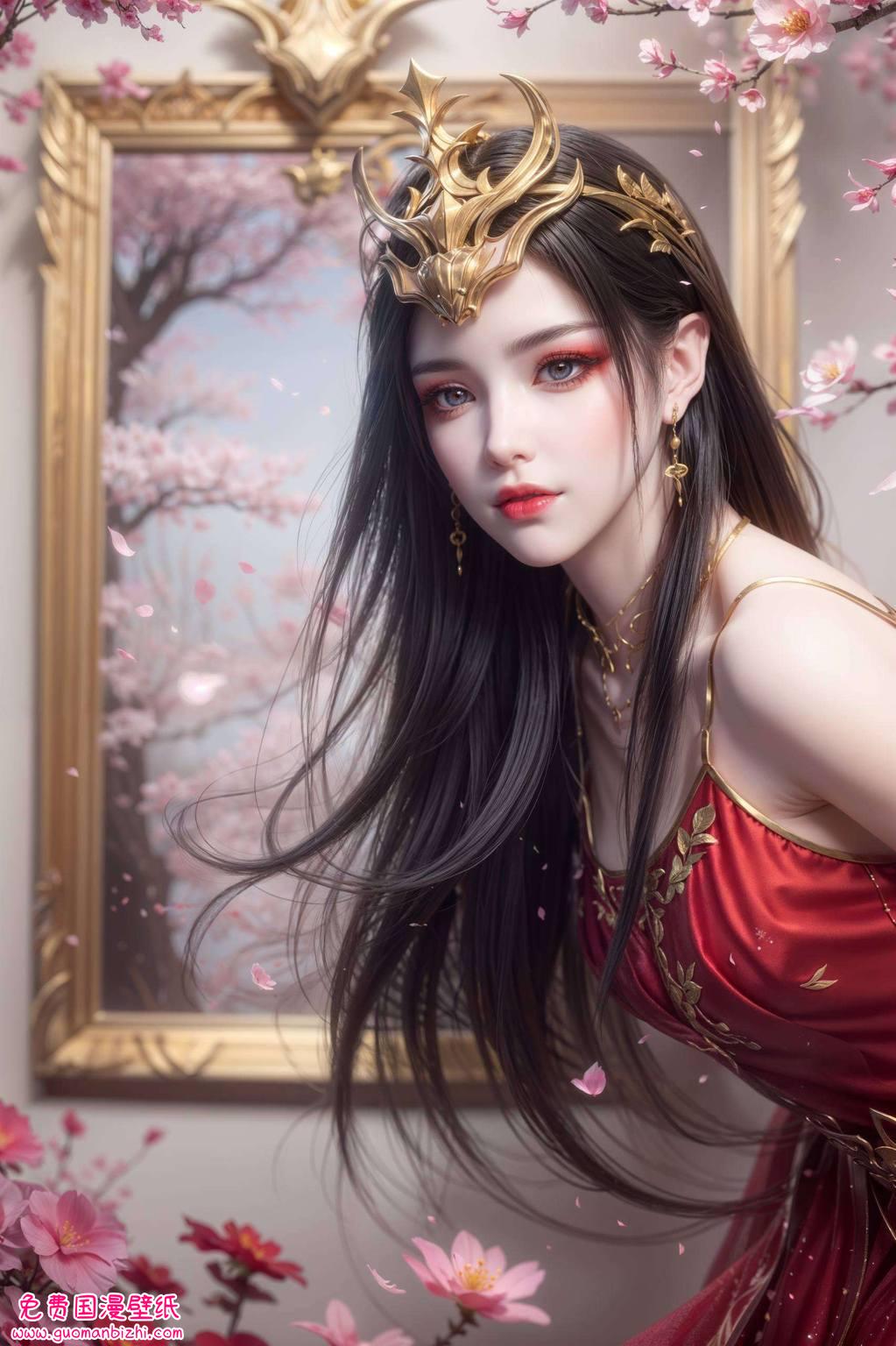她的每一次凝视那位神秘而魅惑的国漫女神