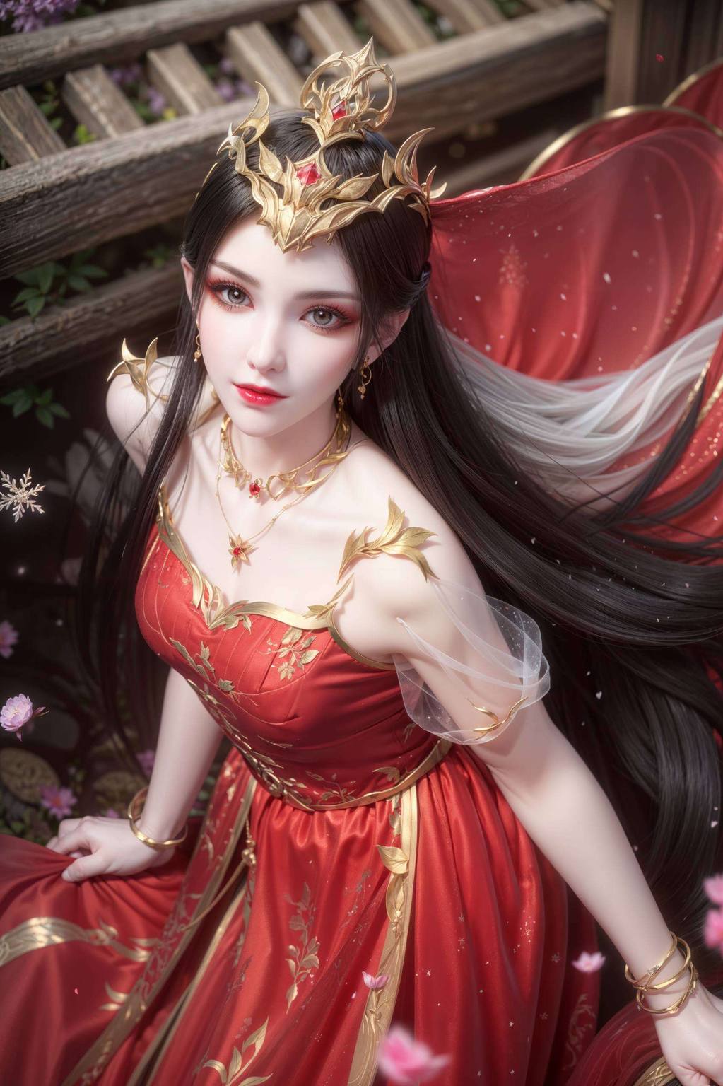 这位动漫美女的每一次凝视那位国漫中的冷艳女神