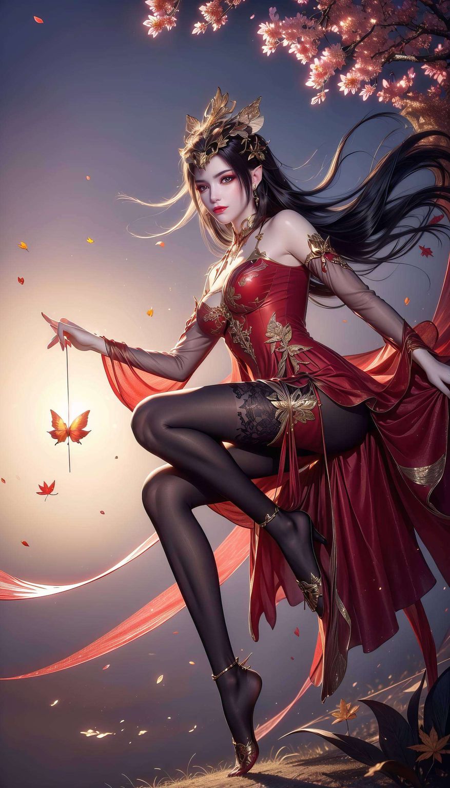 彩鳞熠熠生辉让人不禁沉浸在这份独特的国漫韵味中