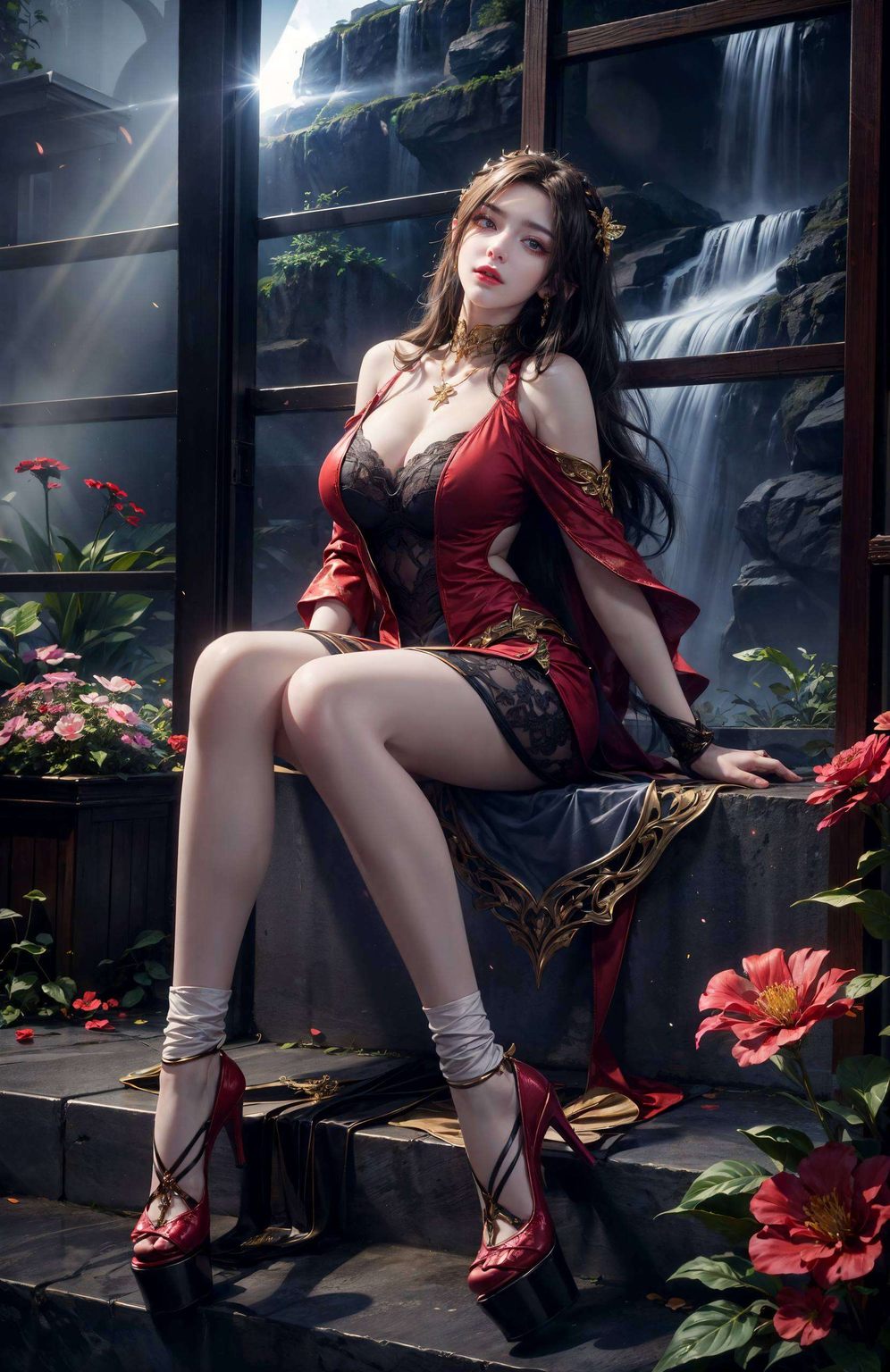 仿佛能冻结时间蛇女之美