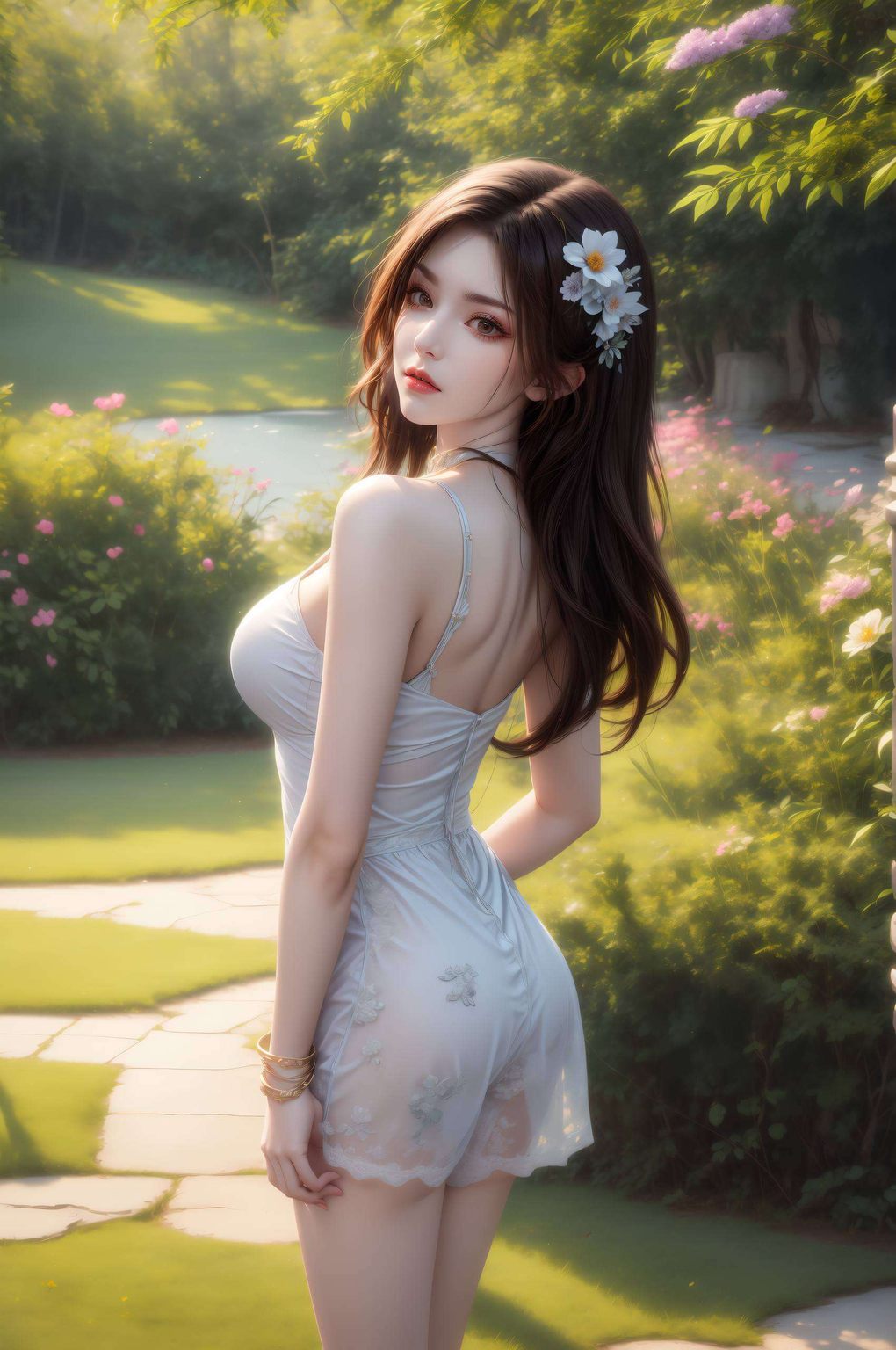 彩鳞闪耀让紫色的壁纸都因她而熠熠生辉