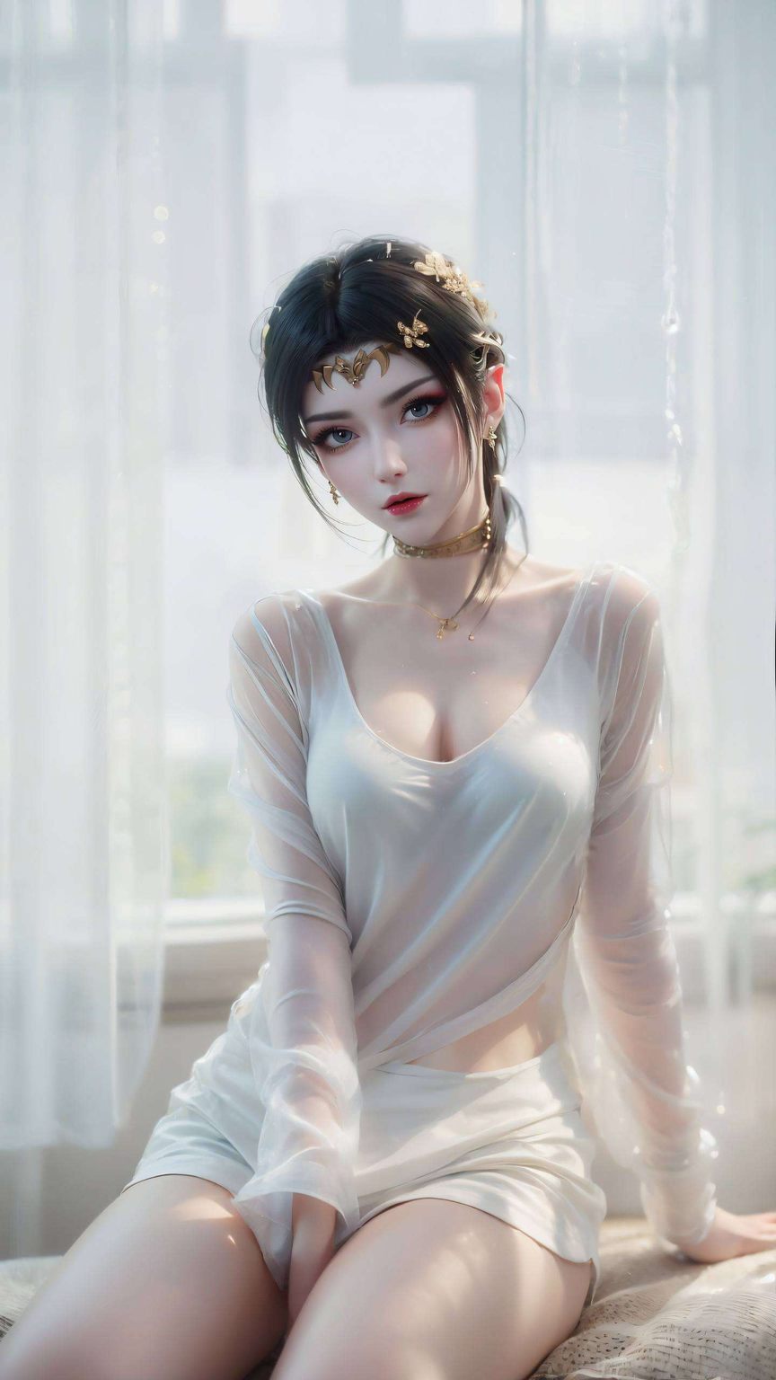 七彩吞天蟒的力量在她的周身流转她的眼神深邃如渊