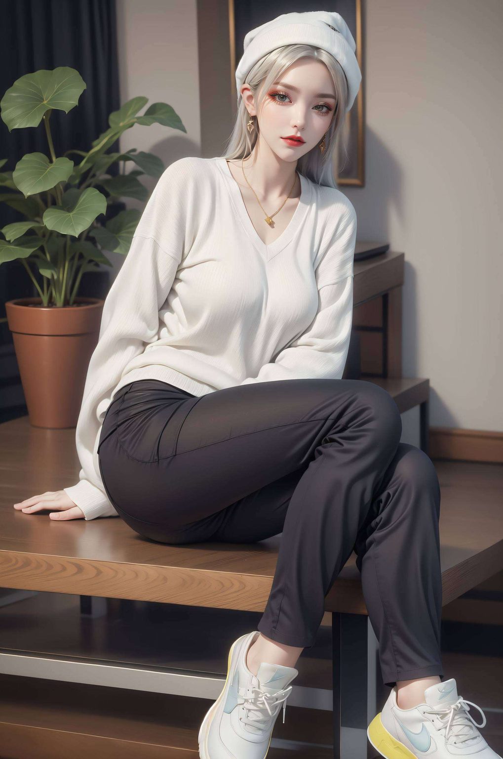 动漫女神以其冷艳神秘