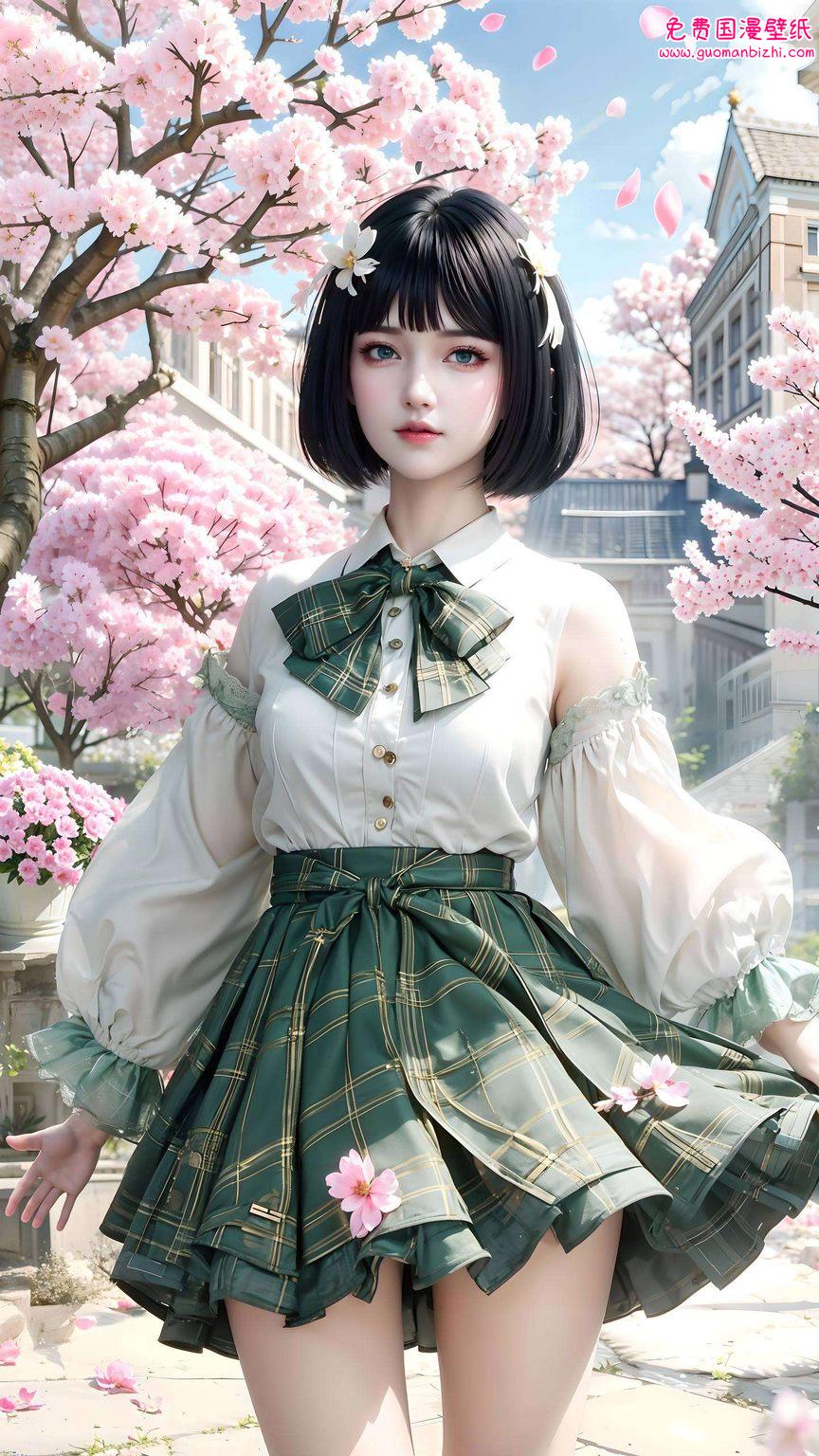 不仅是国漫女神的代表壁纸上的她