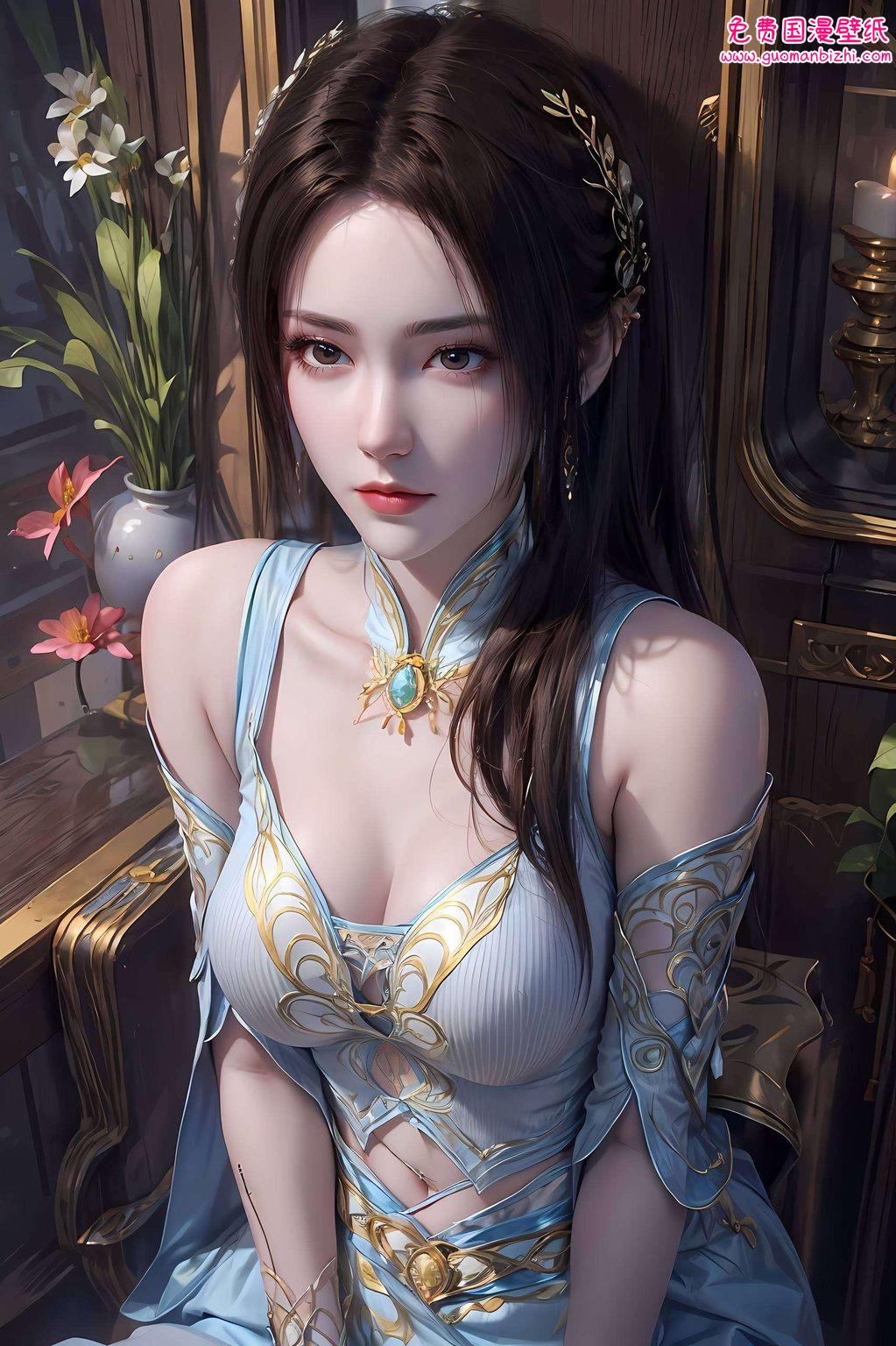 纳兰嫣然与云韵两位国漫女神的倩影交织云韵的高雅风范