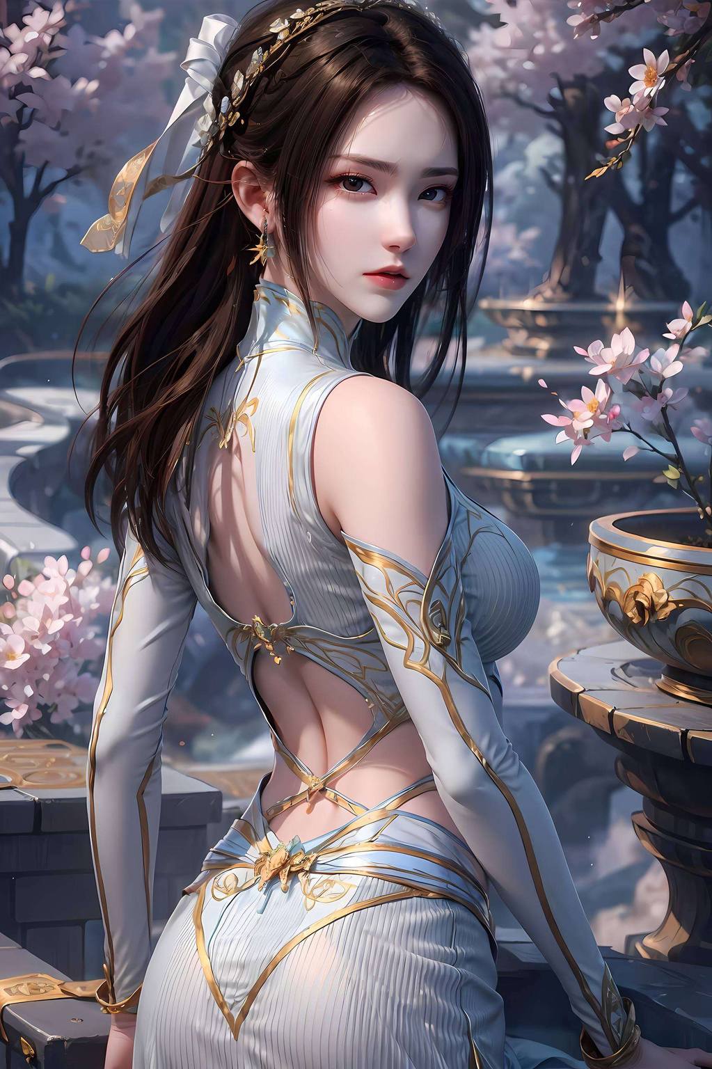 陶醉于动漫美女的世界捕捉每一丝云岚宗的神秘氛围