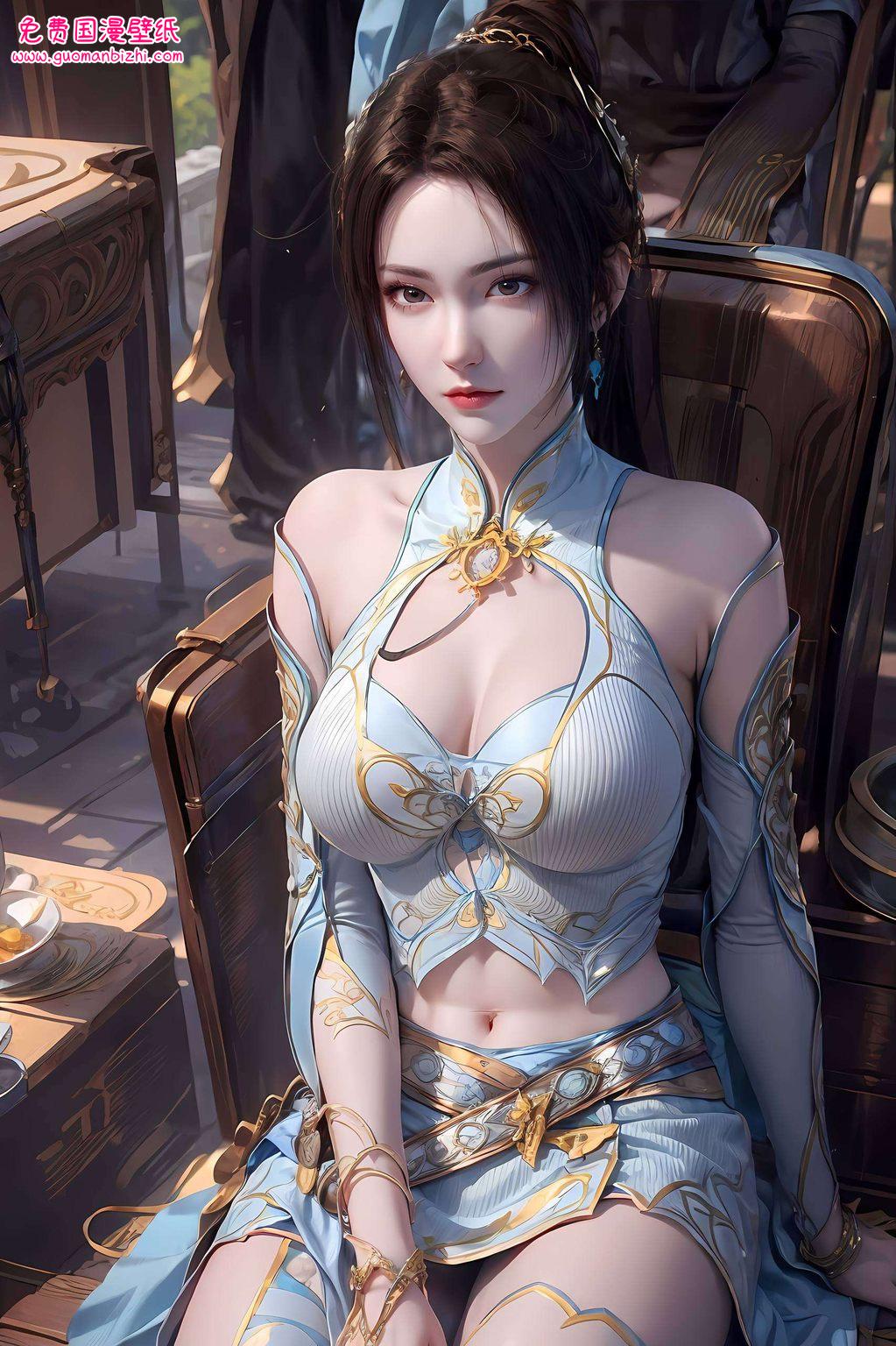 那些国漫美女的壁纸淡雅的云岚宗背景