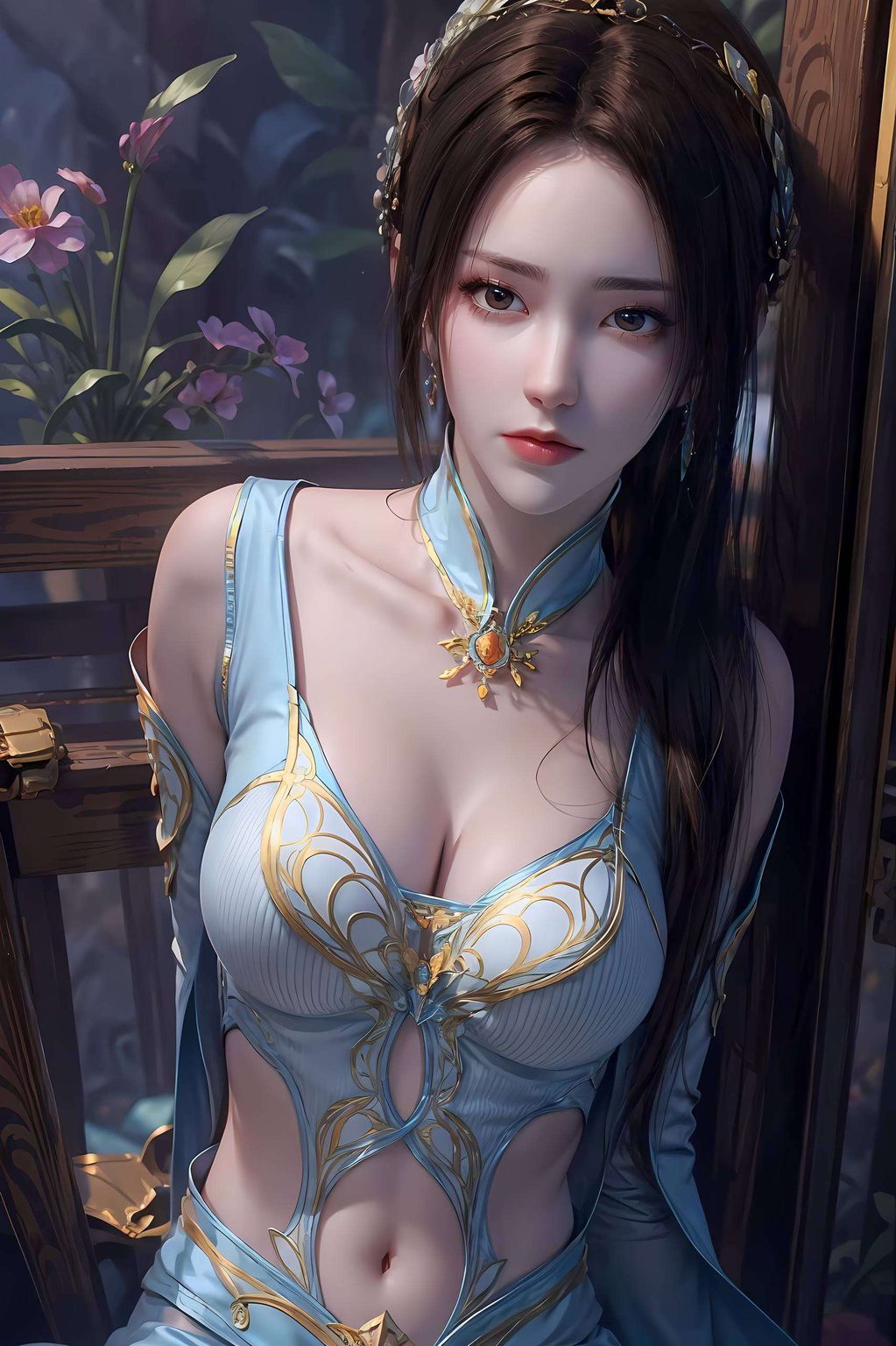 这不仅仅是一组国漫壁纸无论是她身着云岚宗服饰的端庄