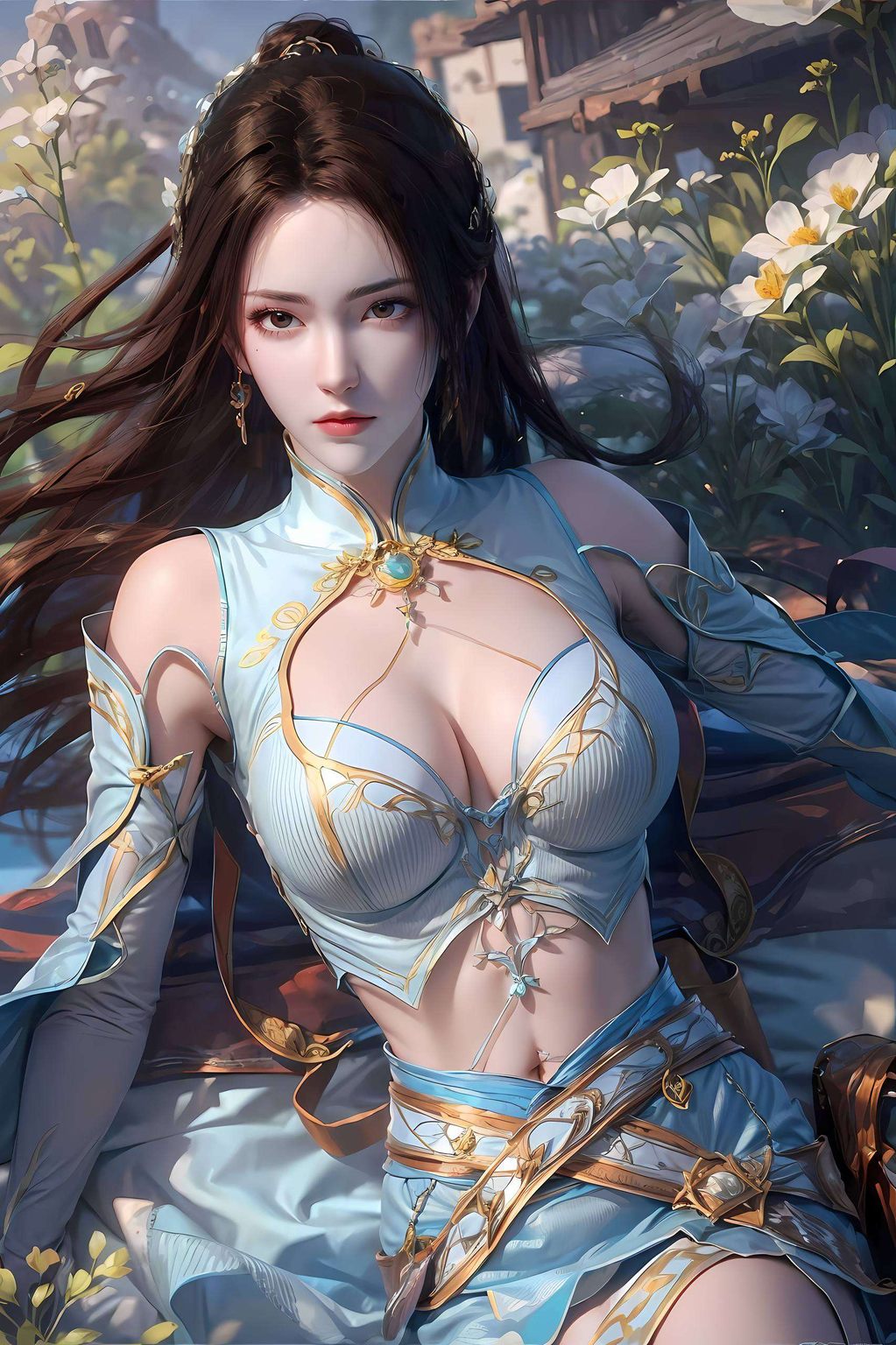 保准让你的iPhone瞬间变身玄幻世界的最美窗口仿佛是从斗破苍穹中走出的国漫女神