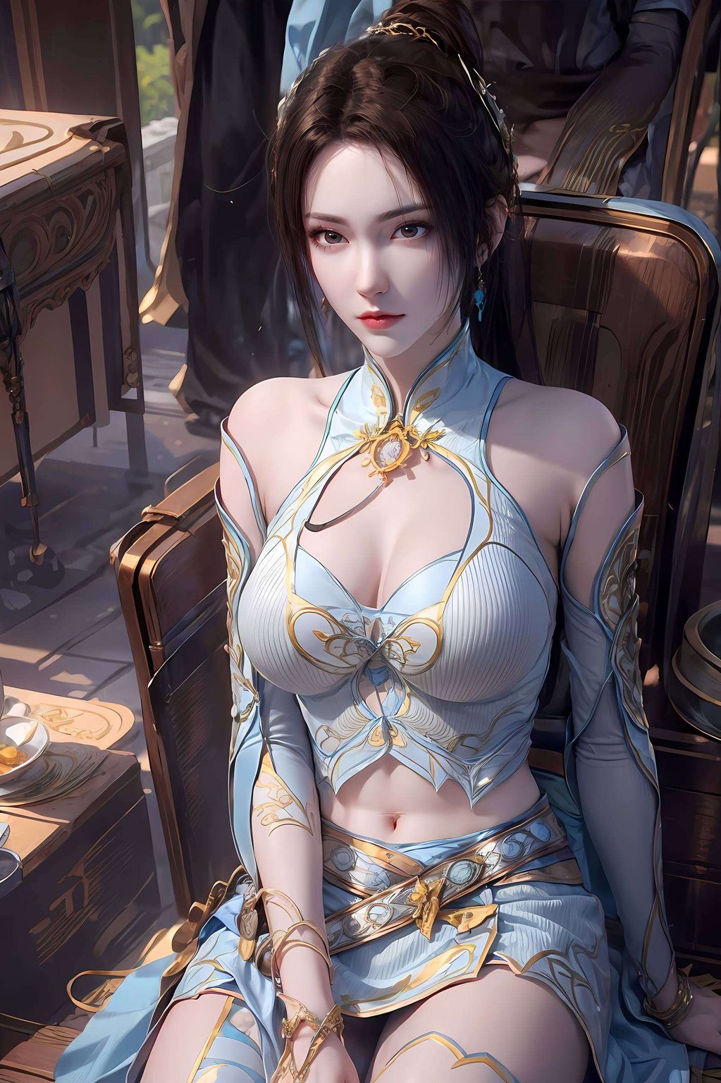 她的身影如同斗破苍穹中的一抹清辉每当夜幕低垂