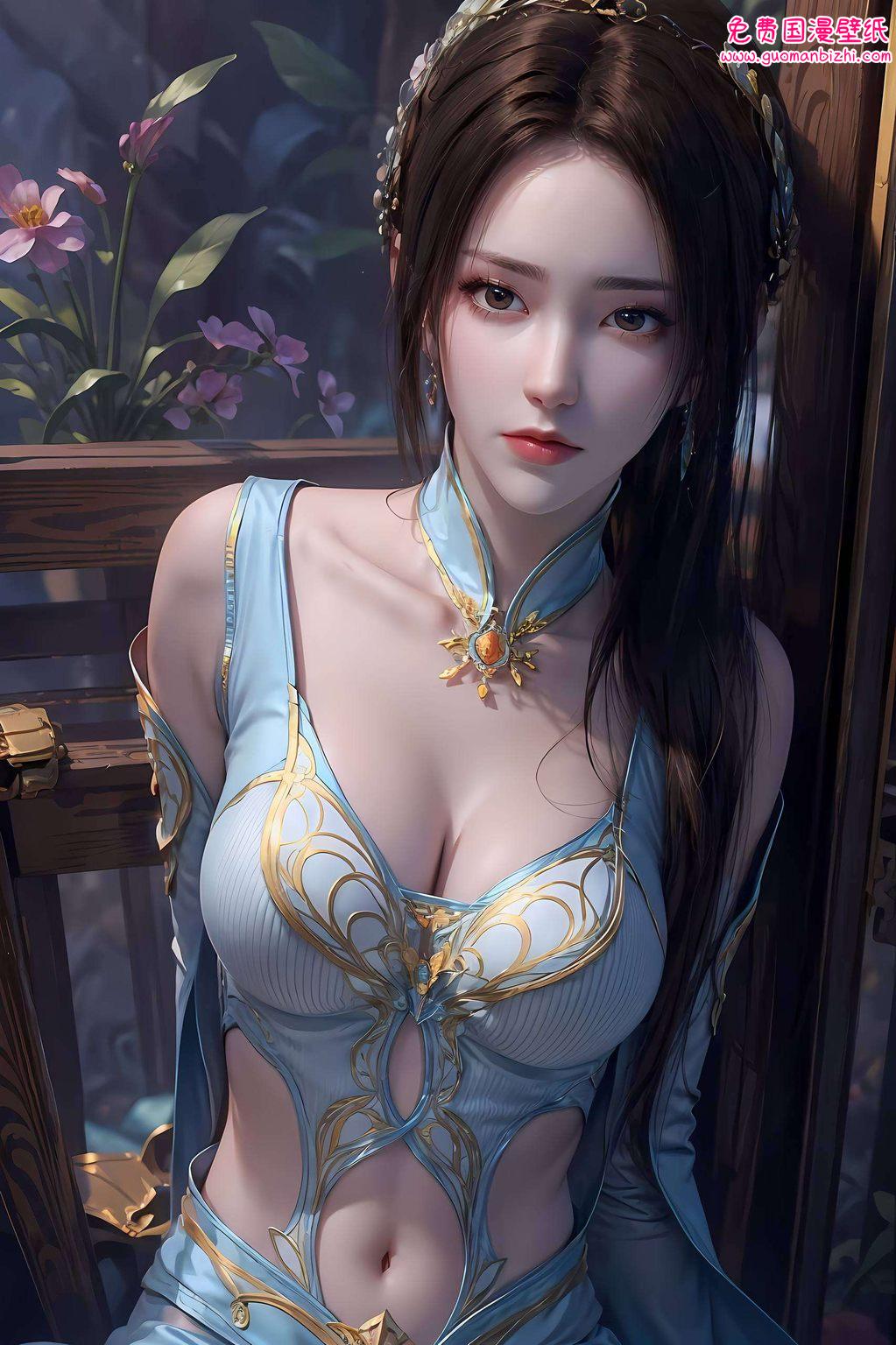 她的美丽与智慧仿佛从斗破苍穹的画卷中走出