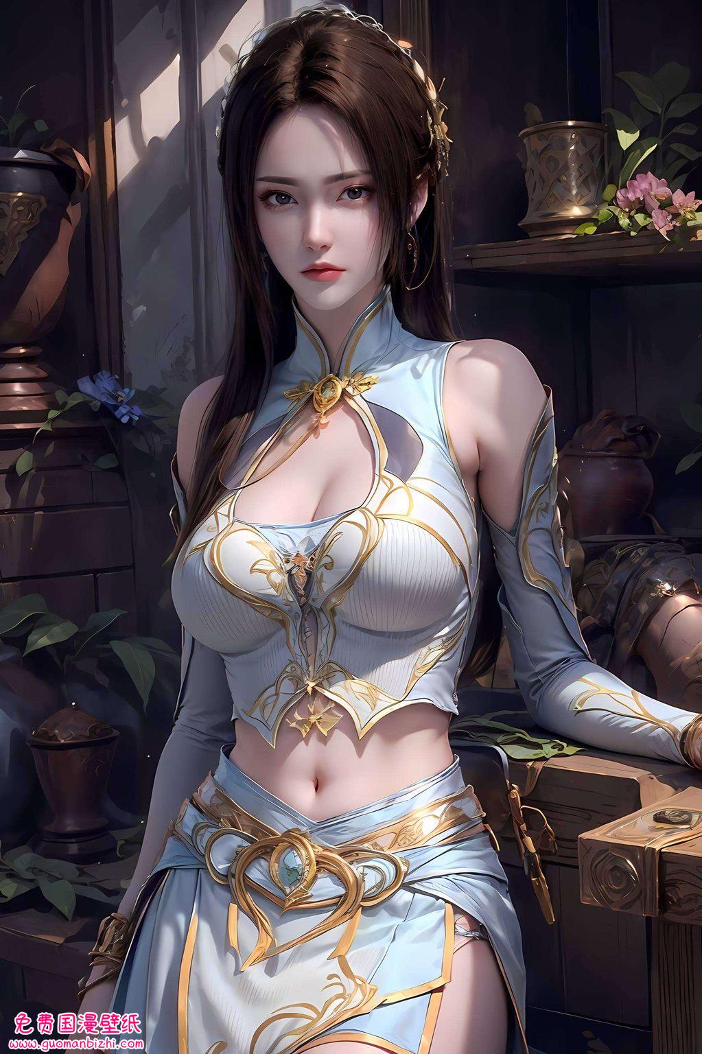 但这张全身壁纸图文里的她不仅美得让人心动