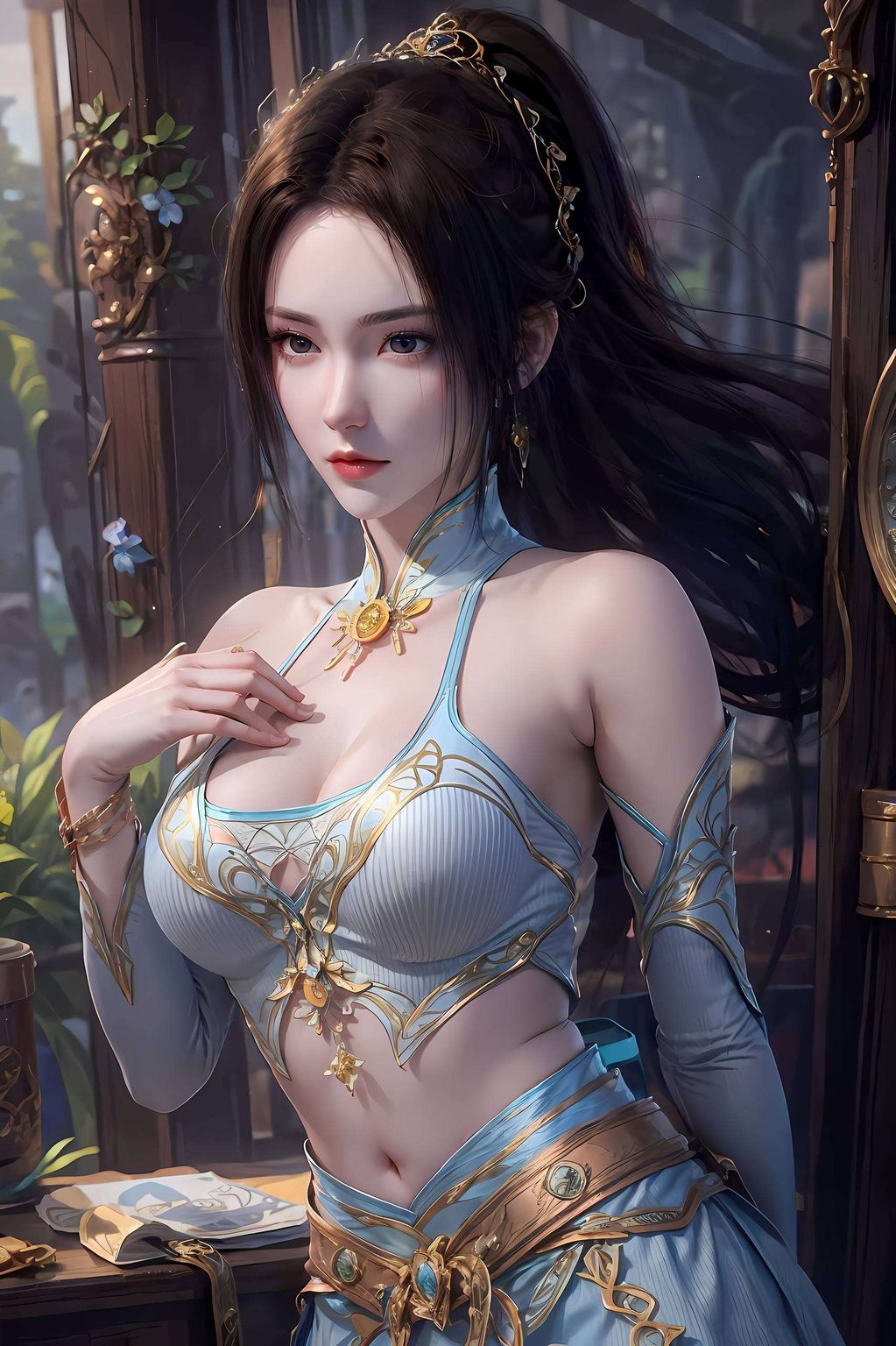 国漫中的女神她是一道独特的风景线