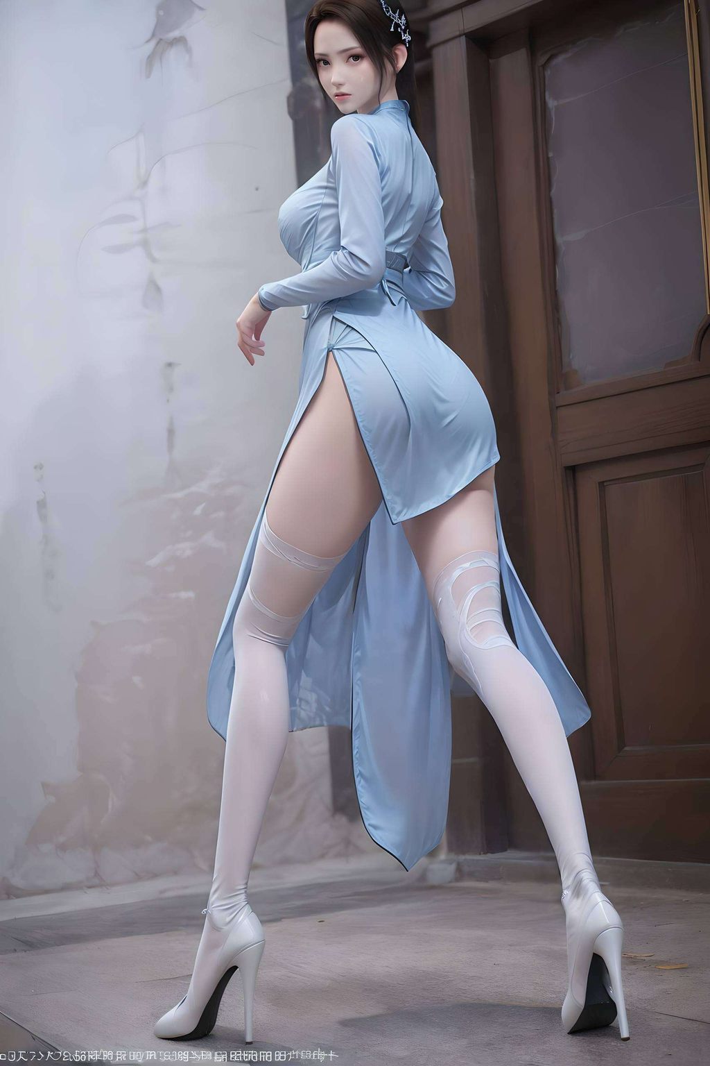 在云岚宗的背景下绽放出国漫美女的独特韵味