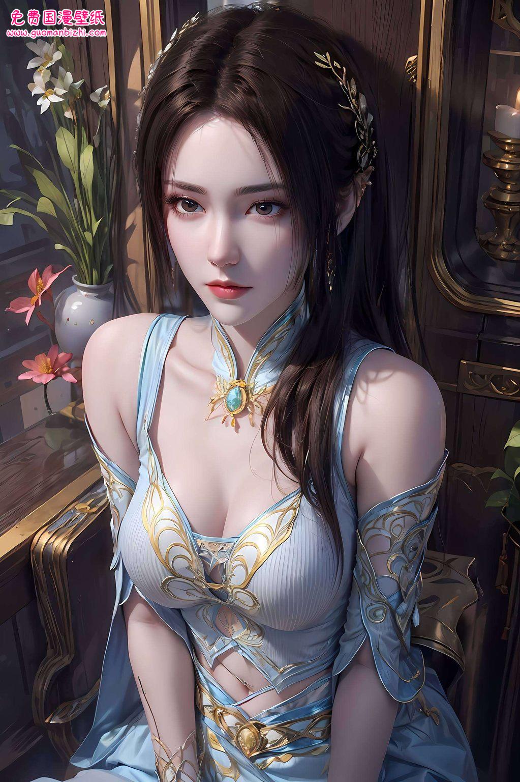她是国漫中的女神每一次凝视